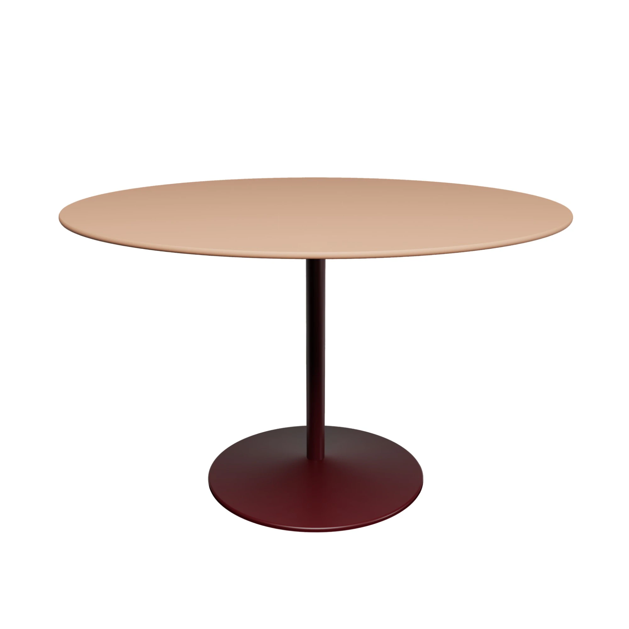 Montana Panton Caf&eacute;- & Matbord &Oslash;120 Cm 4003 Forbo Walnut Linoleum - Mdf Valn&ouml;t