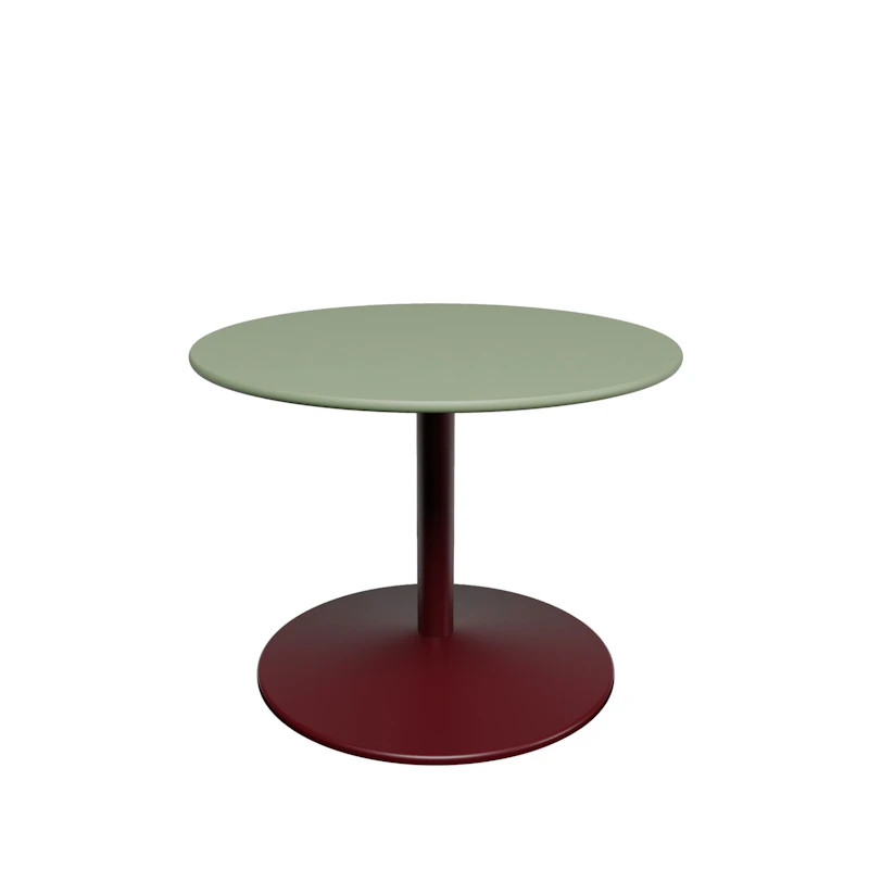 Panton Soffbord Ø60 cm, 4184 Forbo Olive Linoleum