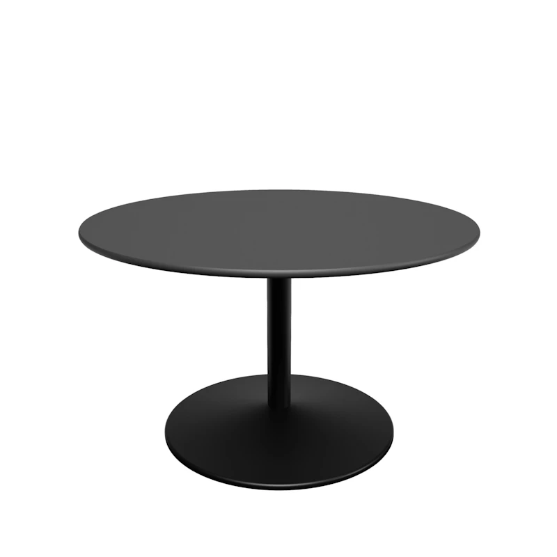 Panton Soffbord Ø75 cm, 4023 Forbo Nero Linoleum