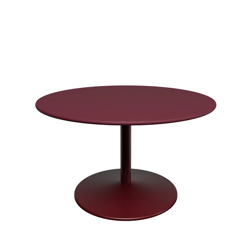 Panton Soffbord Ø75 cm, 4154 Forbo Burgundy Linoleum