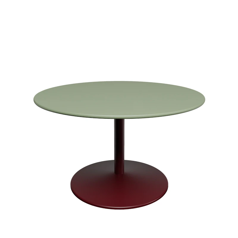Panton Soffbord Ø75 cm, 4184 Forbo Olive Linoleum