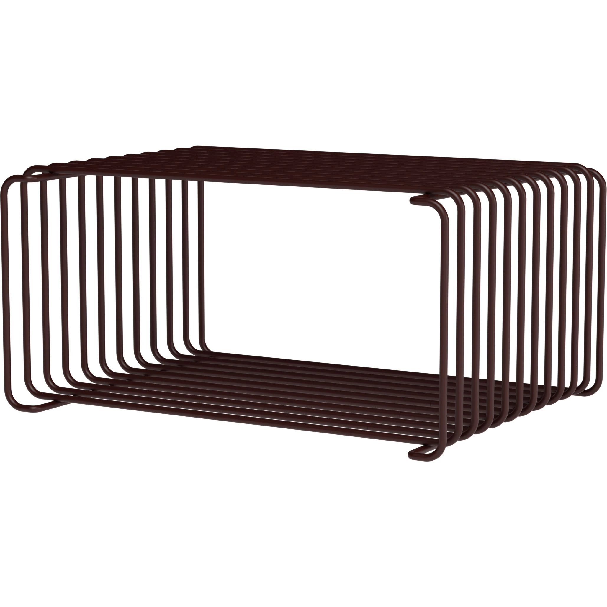 Montana Panton Wire Half Height 07- - Modulära hyllsystem Stål Black Red