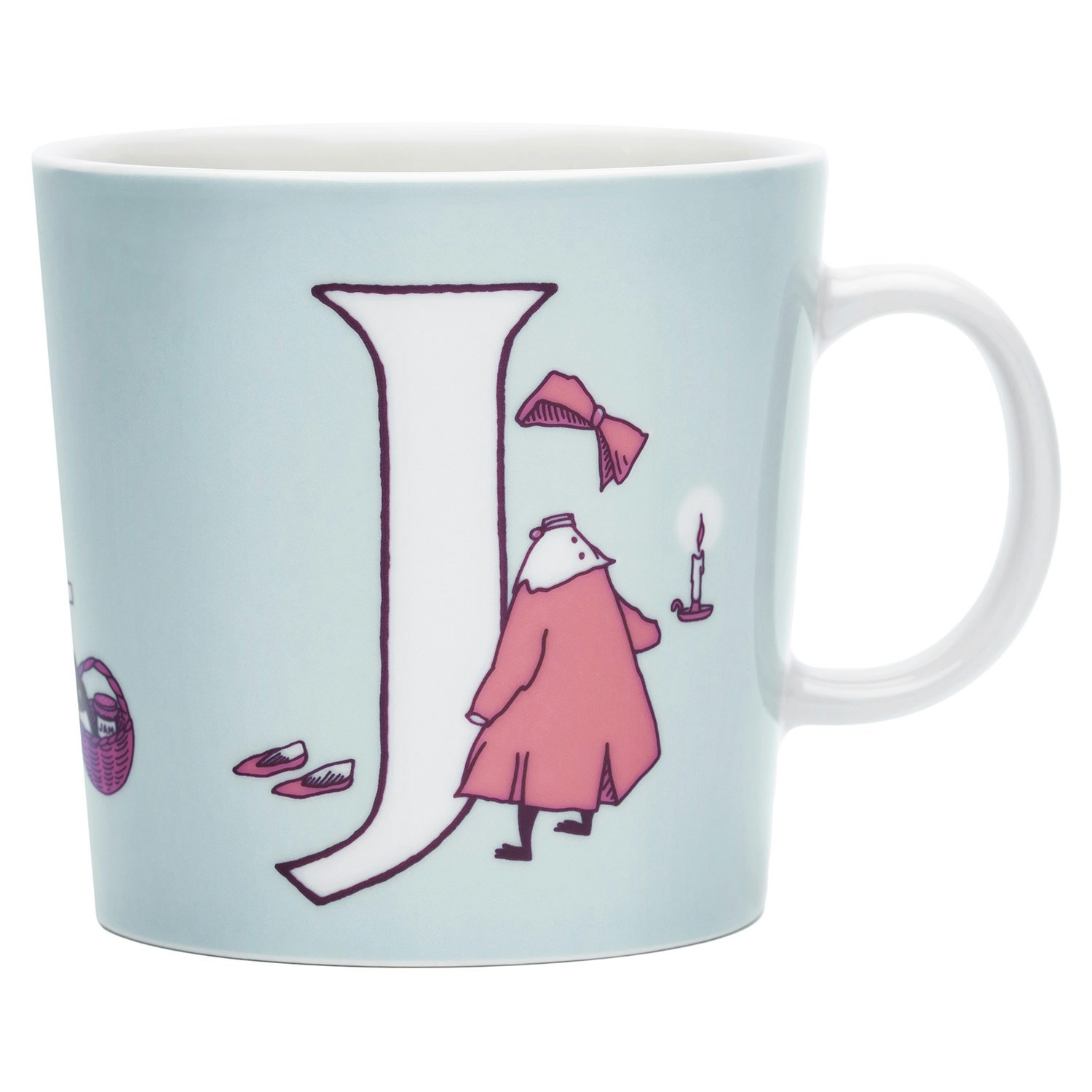Moomin Arabia Moomin Abc Mugg 40 Cl J - Muminmuggar Porslin