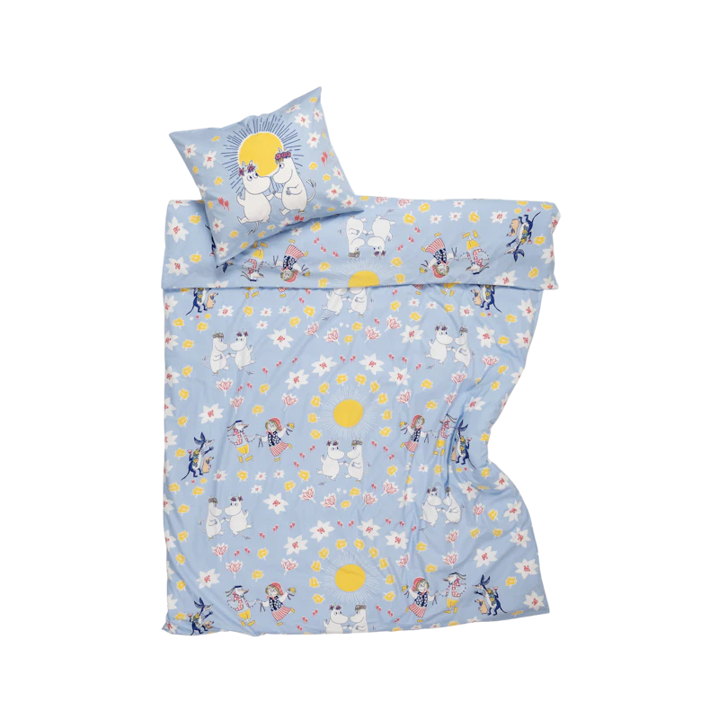 Moomin Bäddset 150x210 cm Sommardans
