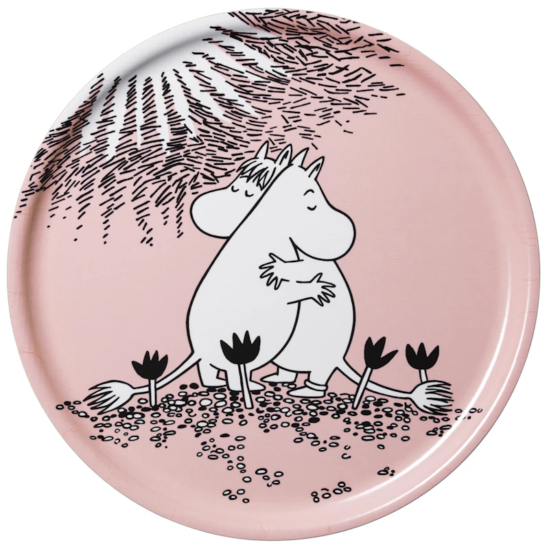 Moomin Bricka 35 cm Kärlek 30