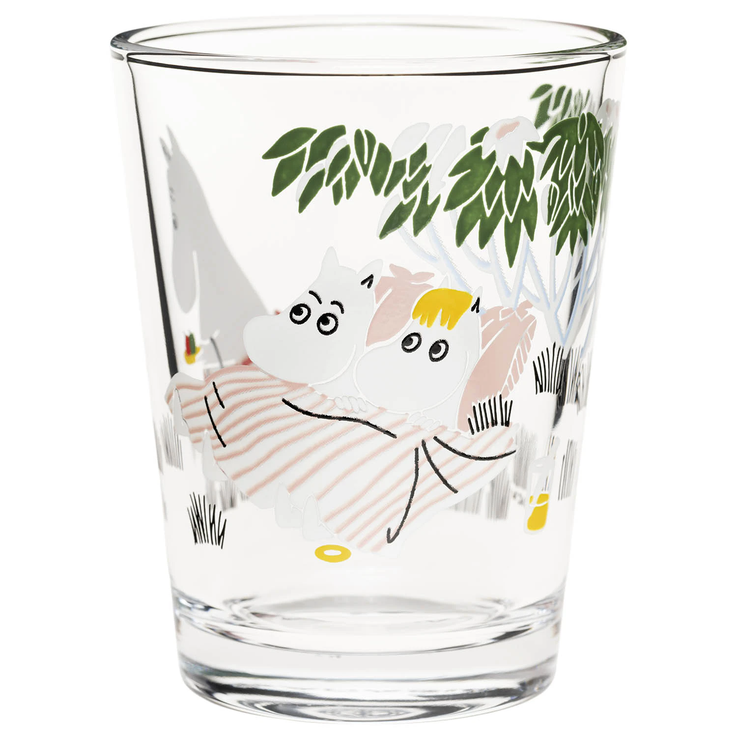 moomin arabia mumin dricks 22 cl vilopaus - dricksglas glas klar