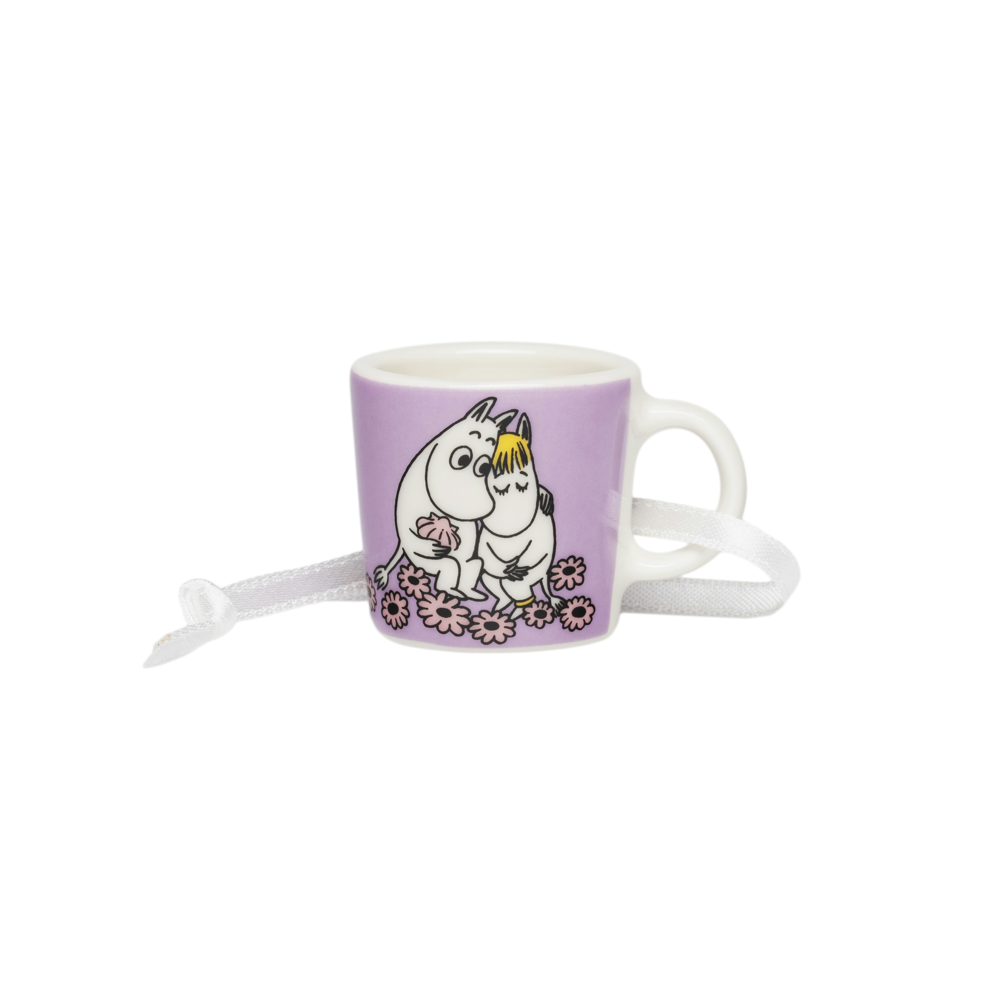 Moomin Arabia Moomin Minimugg F&ouml;r&auml;lskade - Muminmuggar Vitroporslin Lila