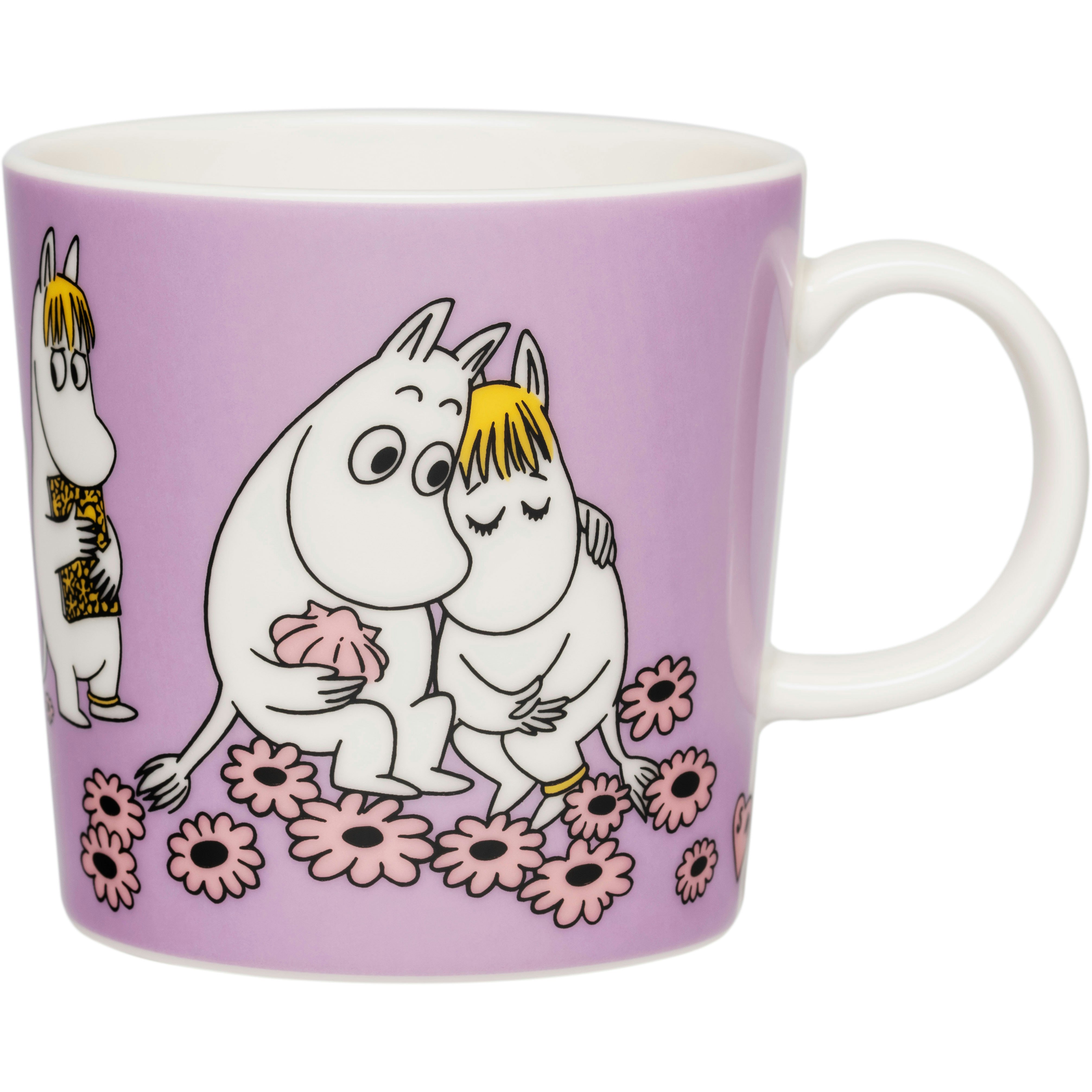 Moomin Arabia Moomin Mugg 30 Cl F&ouml;r&auml;lskade - Muminmuggar Vitroporslin Lila