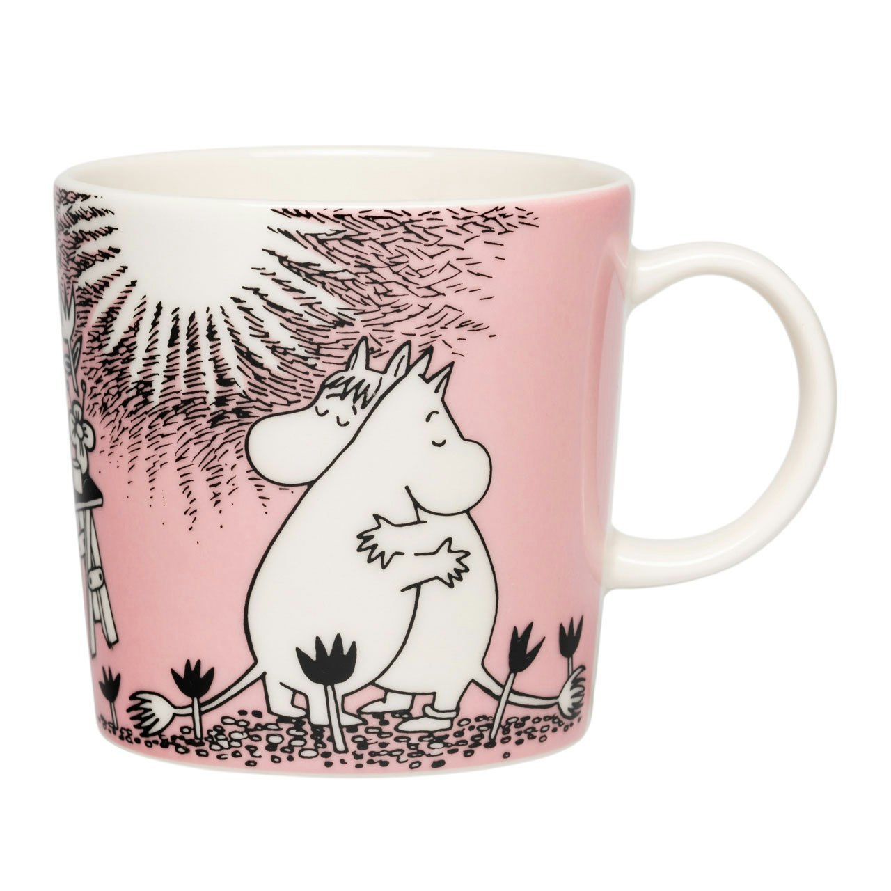 Moomin Arabia Moomin Mugg 30 Cl K&auml;rlek 30 - Kaffekoppar Vitroporslin Rosa