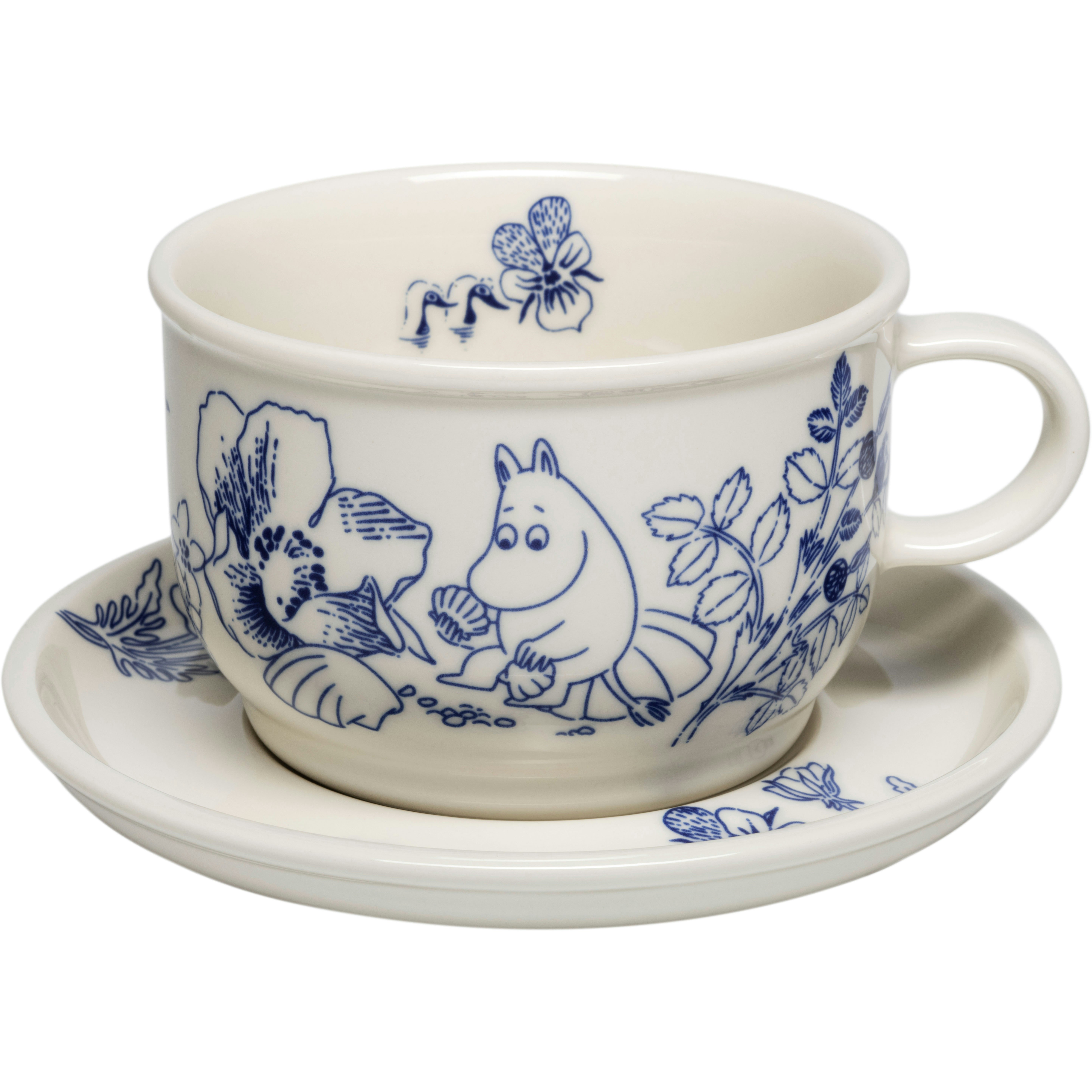 Moomin Arabia Moomin Mugg Med Fat Haru - Muminmuggar roporslin Vit