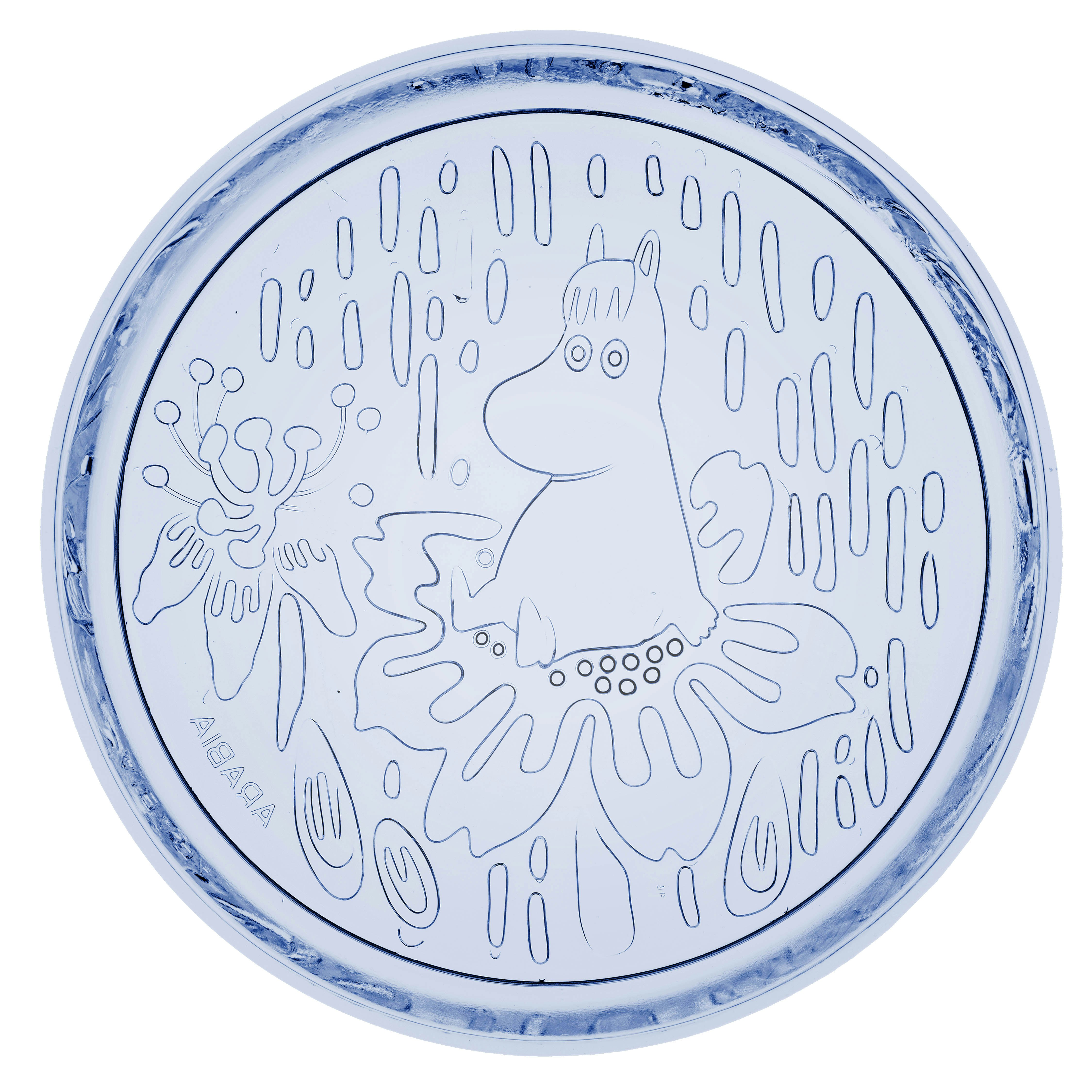 Moomin Arabia Moomin Tallrik 15 Cm Aqua - Assietter Glas Ljusbl&aring;