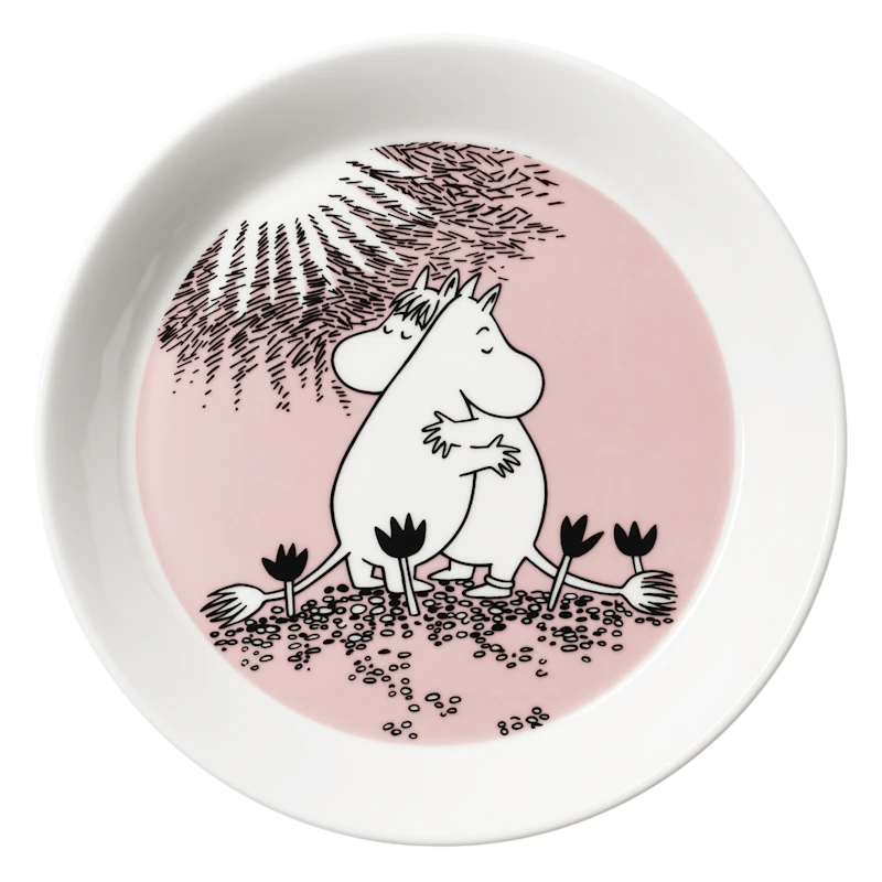 Moomin Tallrik 19 cm Kärlek 30