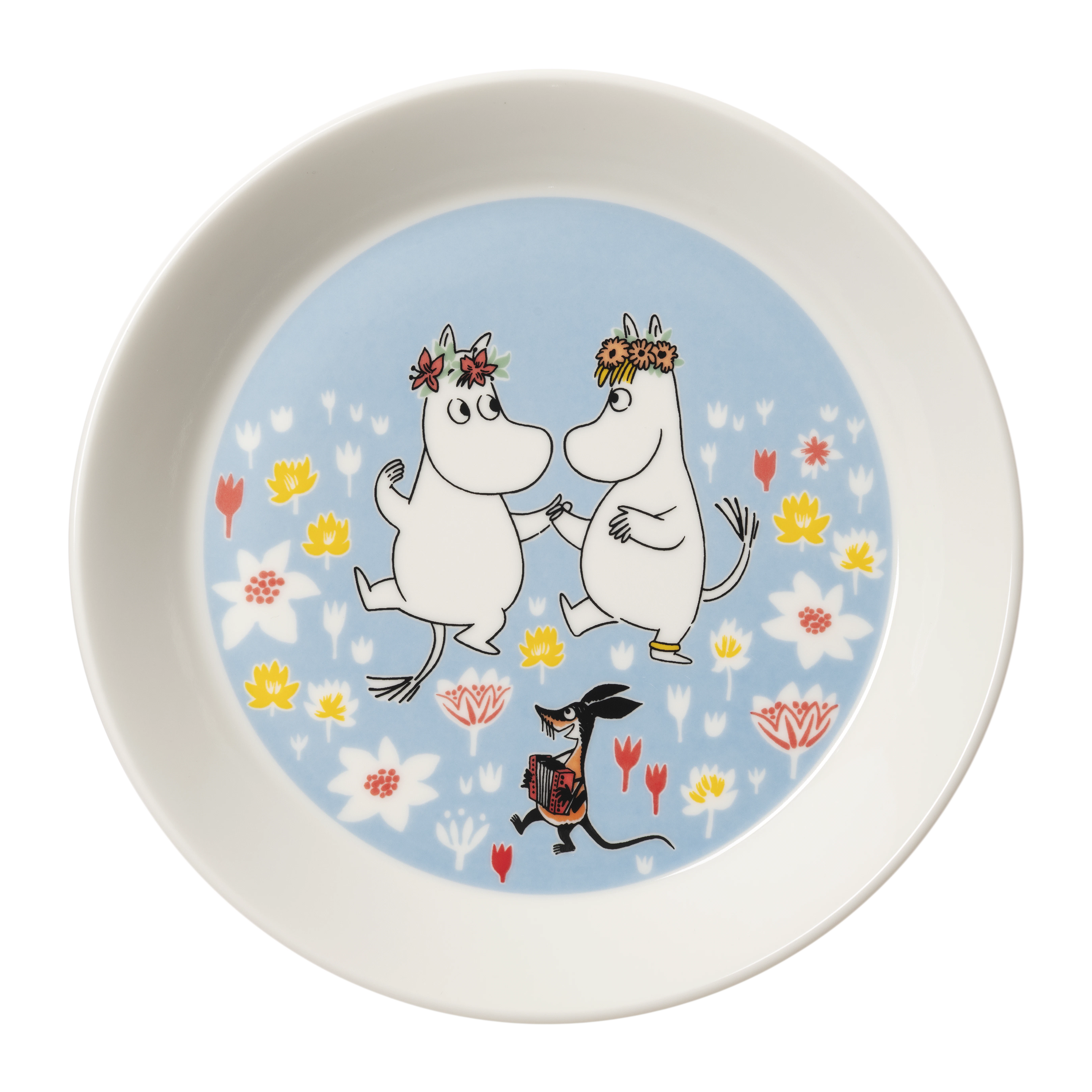 Moomin Arabia Moomin Tallrik 19 Cm Sommardans - Assietter Vitroporslin Multi