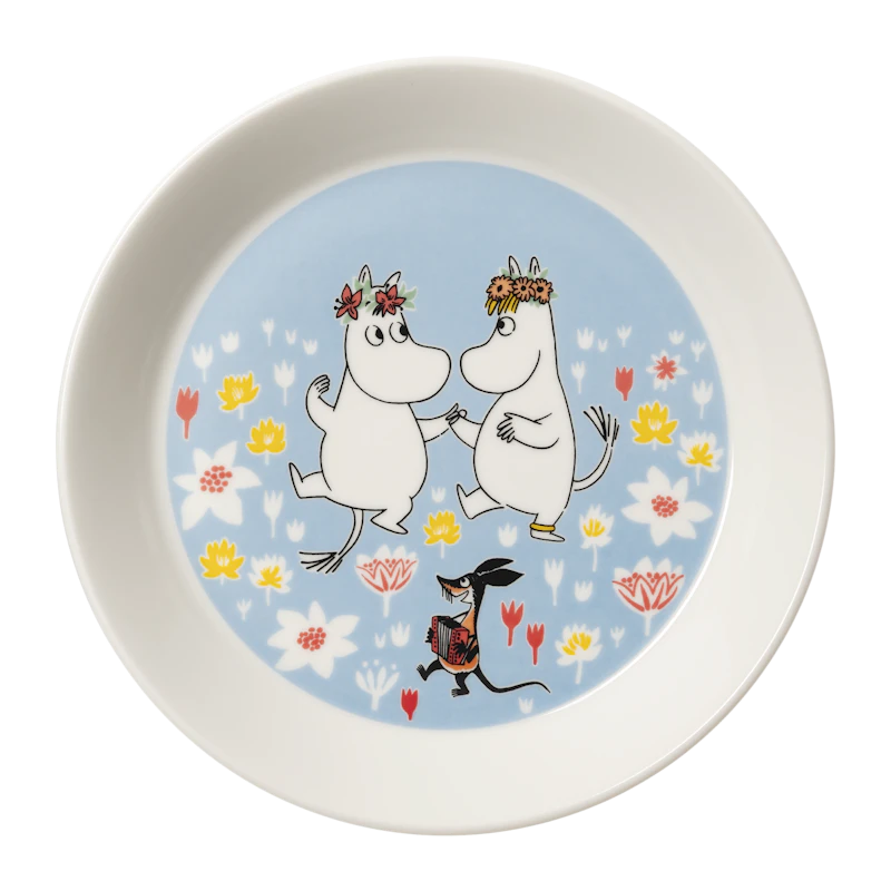 Moomin Tallrik 19 cm Sommardans