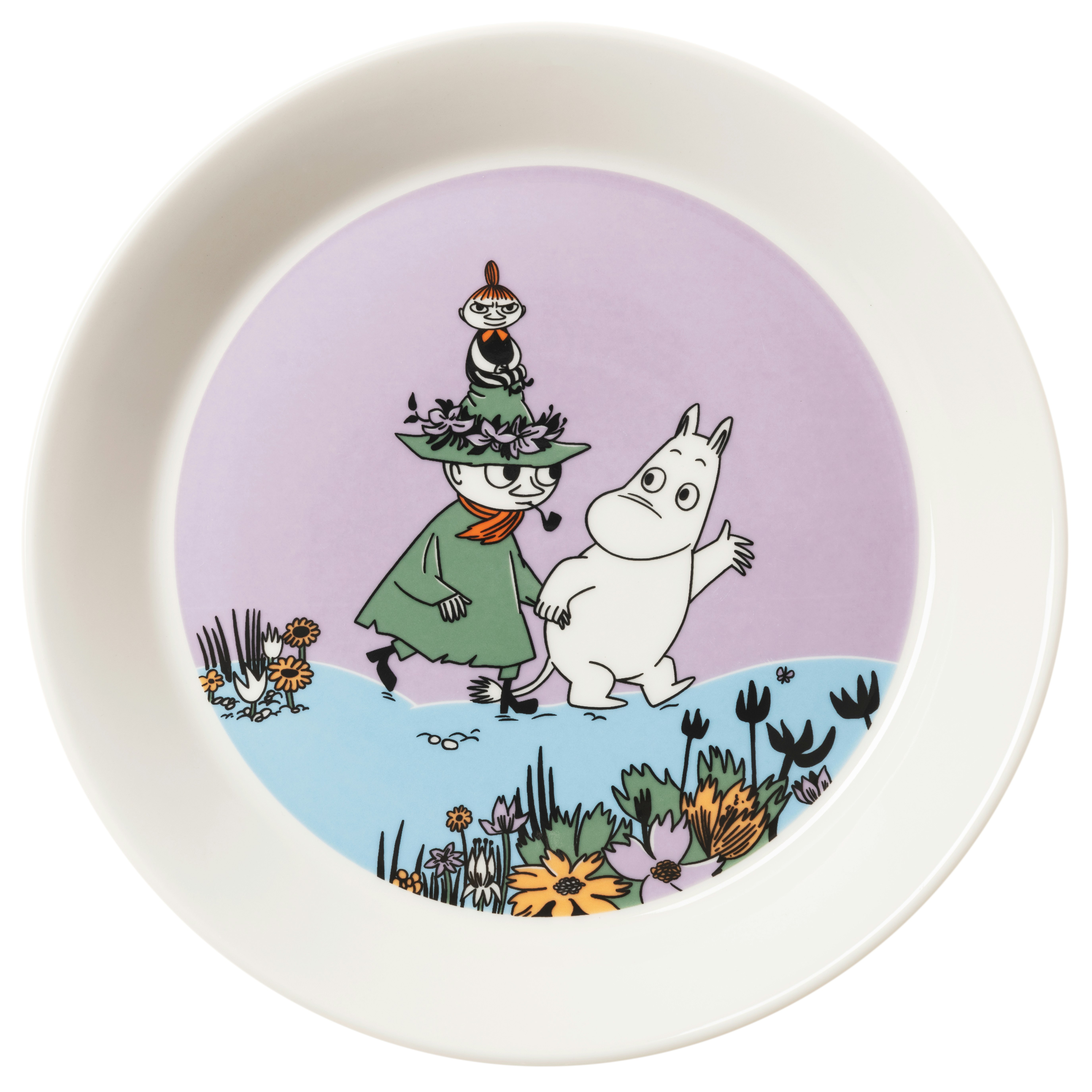 Moomin Arabia Moomin Tallrik 19 Cm V&auml;nner F&ouml;r Alltid - Assietter Vitroporslin Multi