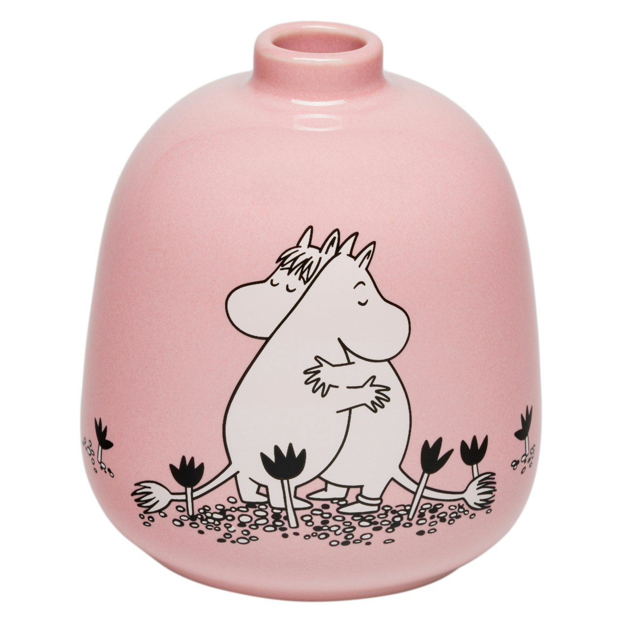 Moomin Arabia Moomin Vas 83 Mm K&auml;rlek 30 - Vaser Vitroporslin Rosa
