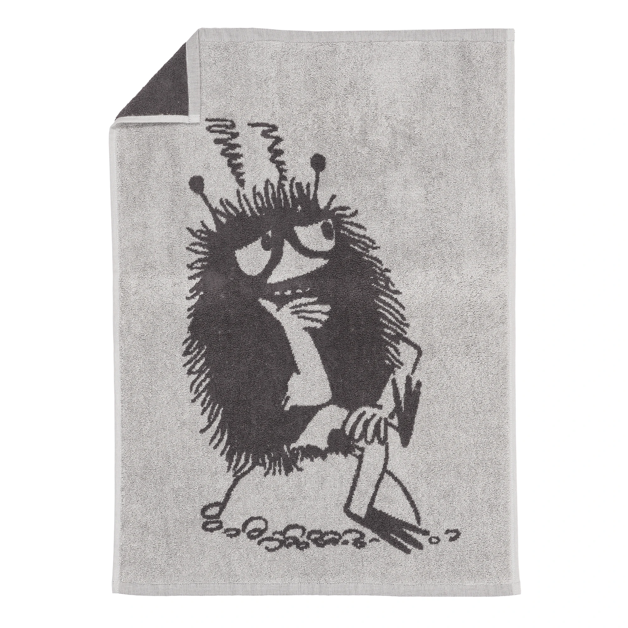 Moomin Arabia Moomin Handduk Stinky 50x70 Cm - Handdukar & Badlakan Ekologisk Bomull Grå