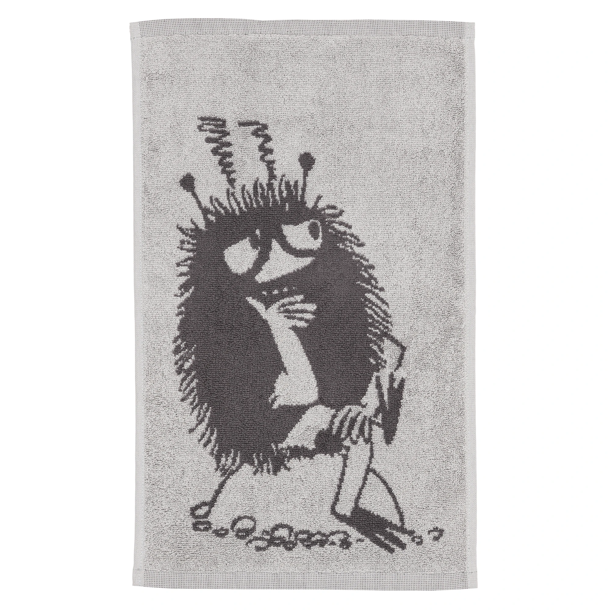 Moomin Arabia Moomin Handduk Stinky 30x50 Cm - Handdukar & Badlakan Ekologisk Bomull Grå