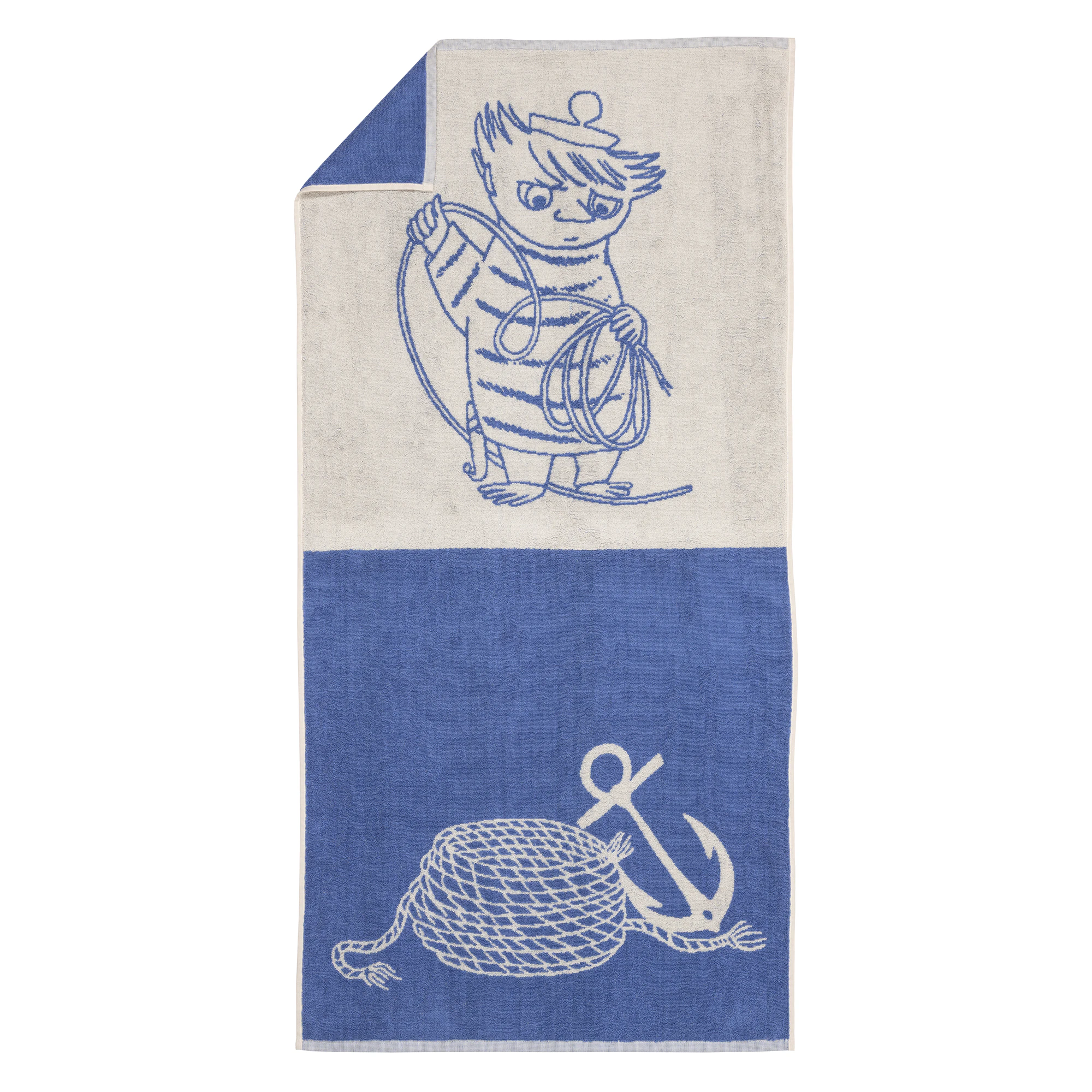 Moomin Arabia Moomin Badhandduk Too-ticki 70x140 Cm - Handdukar & Badlakan Ekologisk Bomull Blå