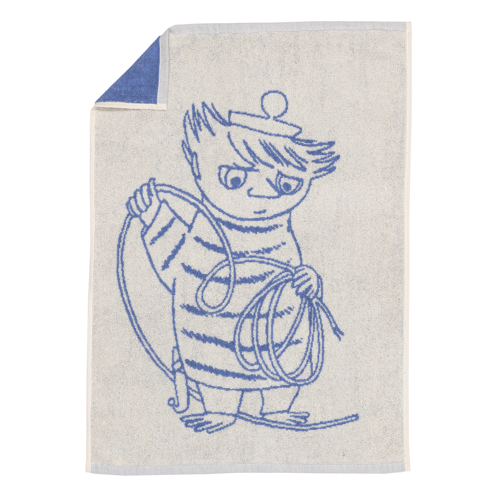 Moomin Arabia Moomin Handduk Too-ticki 50x70 Cm - Handdukar & Badlakan Ekologisk Bomull Blå