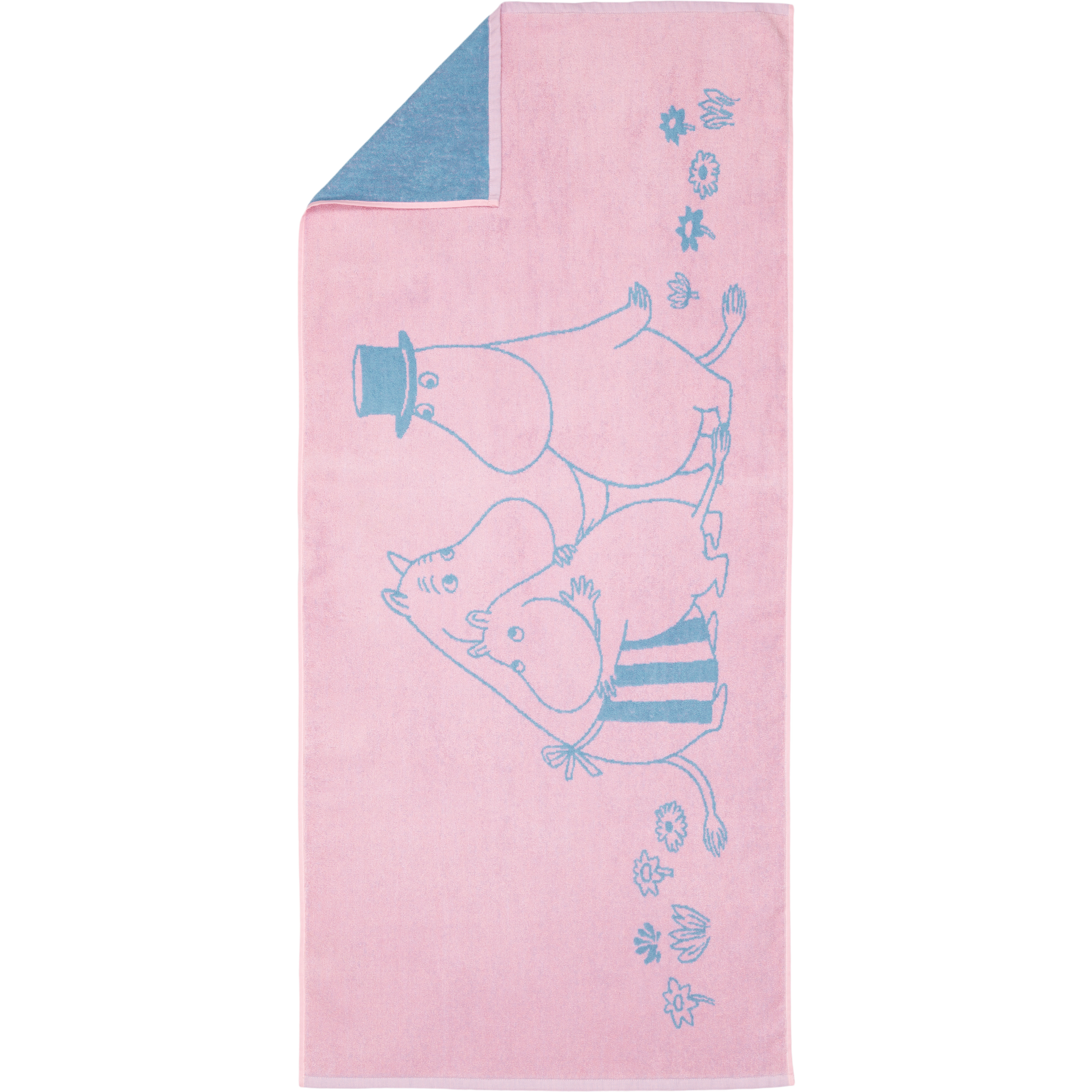 Moomin Arabia Mumin Badhandduk Familjemys 70x140 Cm - Handdukar & Badlakan Ekologisk Bomull Multi