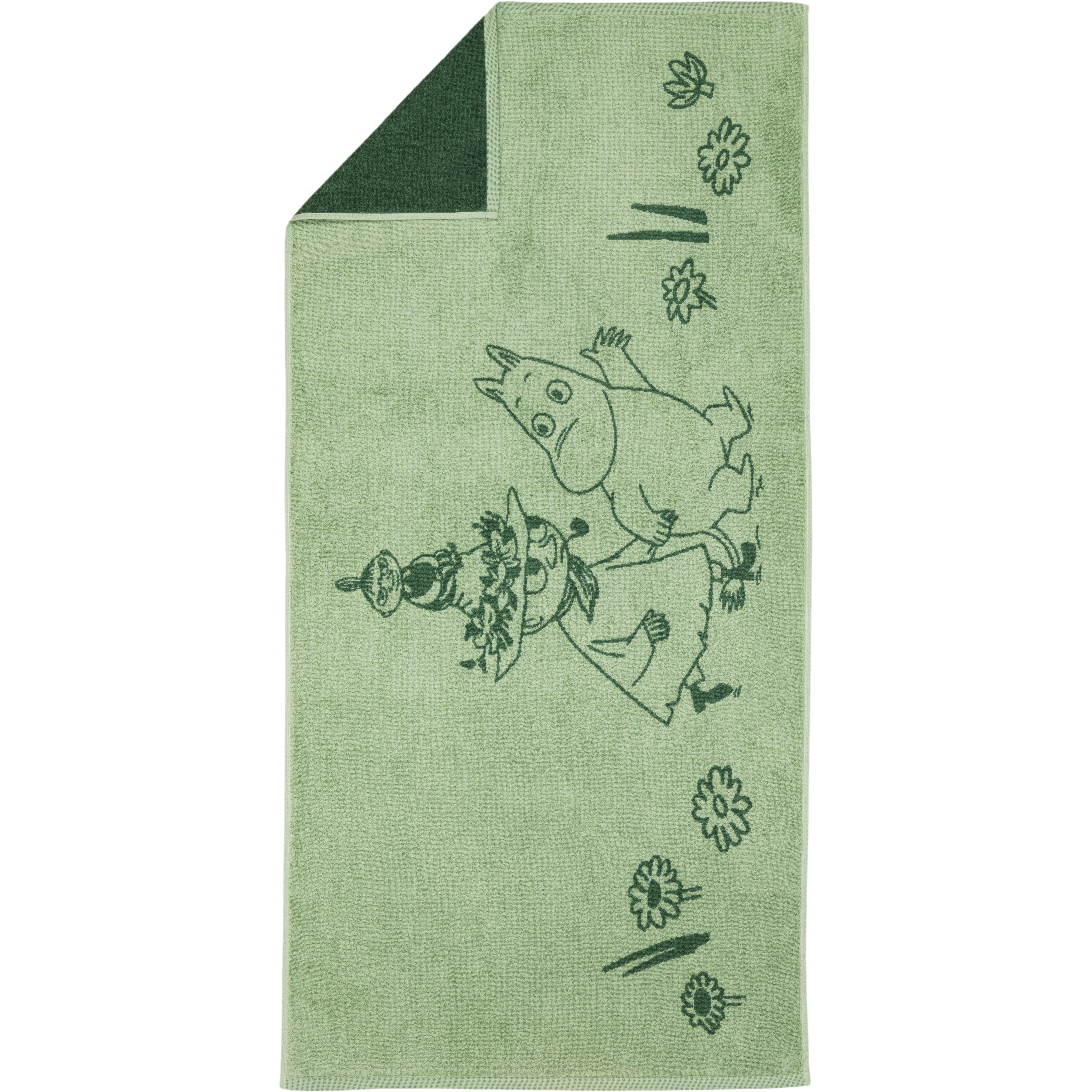 Moomin Arabia Mumin Badhandduk Vänner För Alltid 70x140 Cm - Handdukar & Badlakan Ekologisk Bomull Multi