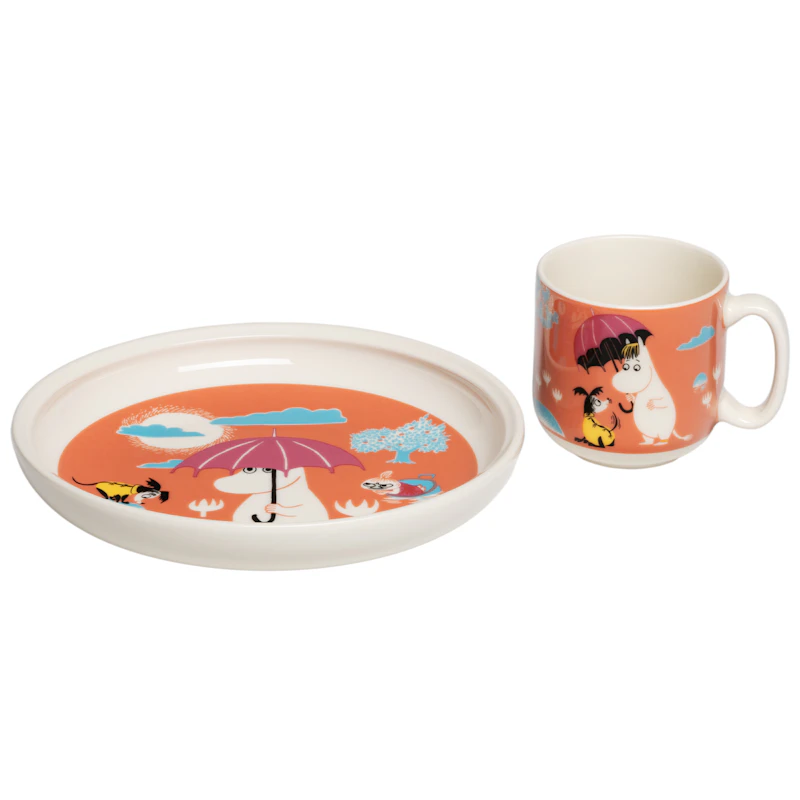 Moomin Barnservis Under paraplyet