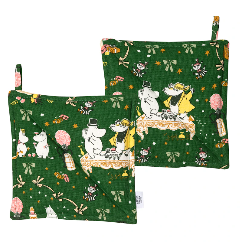Moomin Grytlapp 2-pack Kärleksgåva