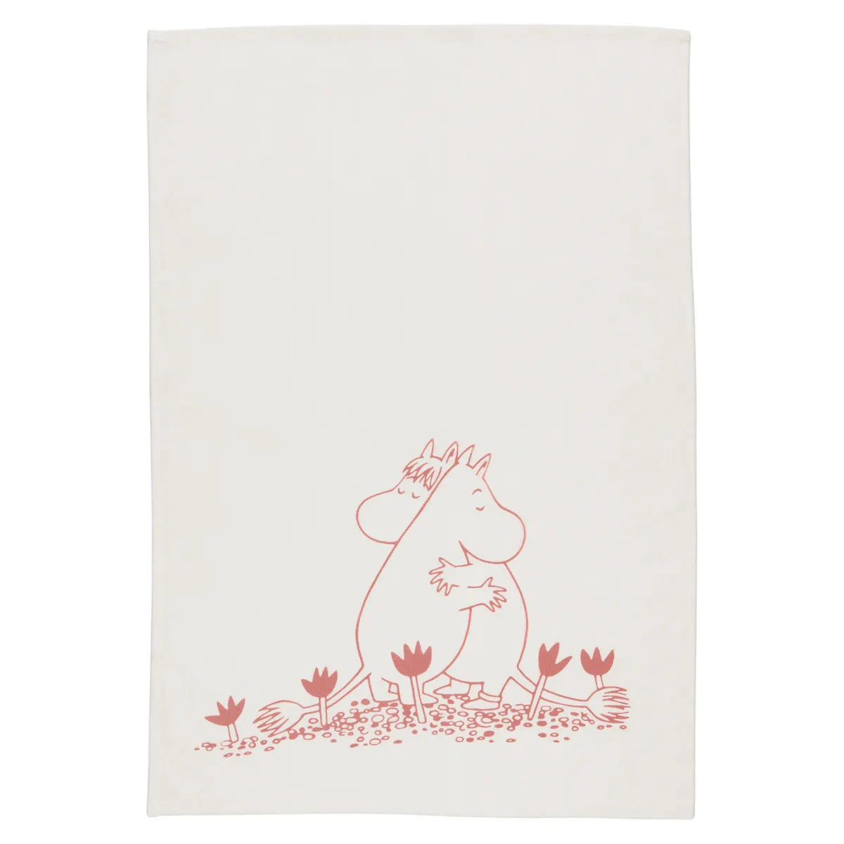 Moomin Arabia Mumin Handduk 50x70 Cm Kärlek - Handdukar & Badlakan Bomull Vit