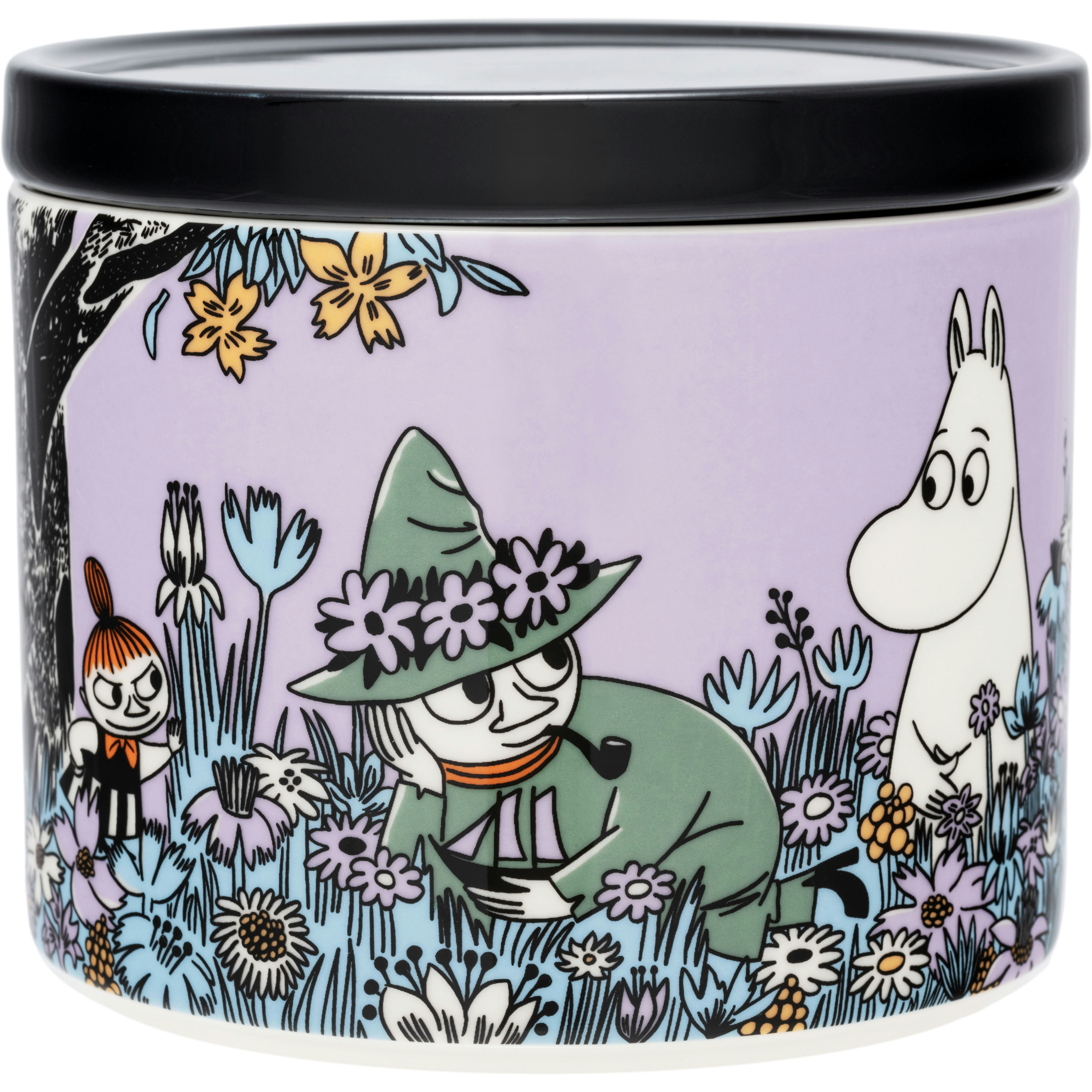Moomin Arabia Mumin Kakburk Vänner För Alltid - Förvaringsburkar & lock Vitroporslin Multi