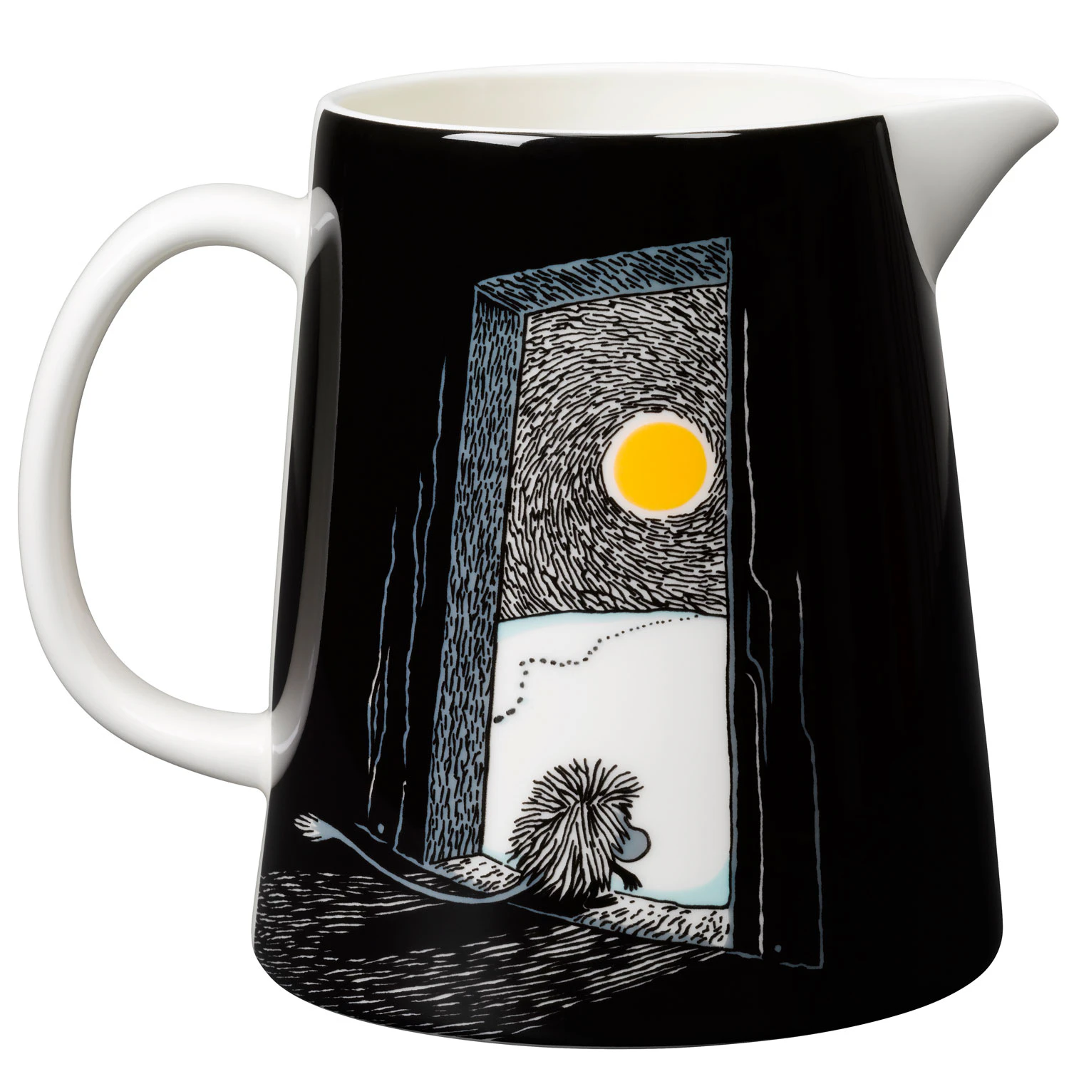 Moomin Arabia Mumin Kanna 1 L F&ouml;rfadern - Vattenkaraffer & Vattenkannor Porslin Bl&aring;