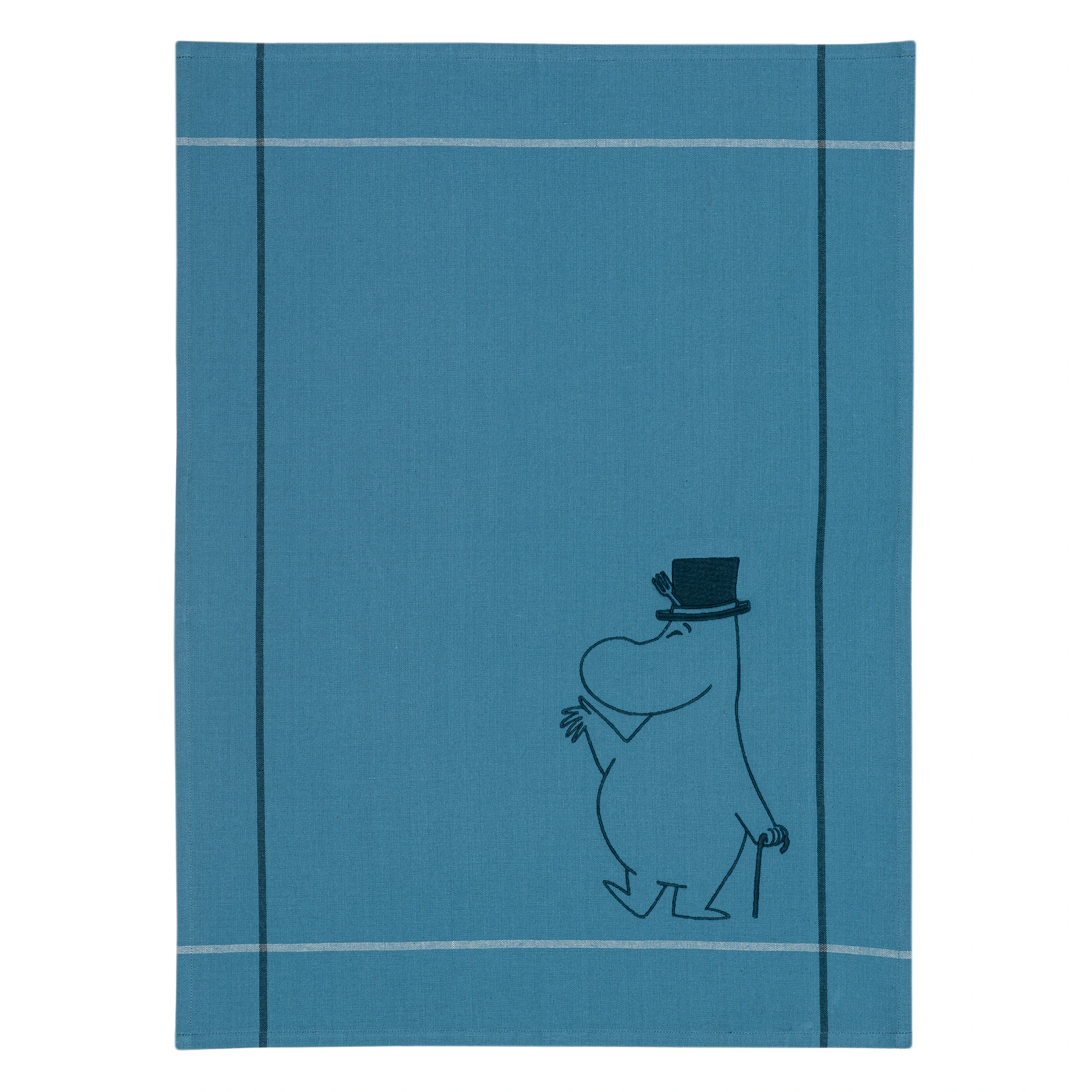 Moomin Arabia Moomin Kökshandduk Muminpappa - Kökshanddukar Ekologisk Bomull Blå