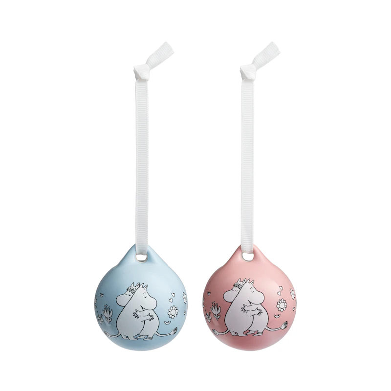 Moomin Julkula 2-pack Kärlek, Blå / Rosa