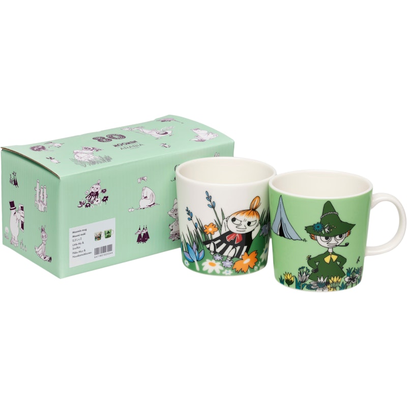 Mumin Mugg Lilla My & Snusmumriken 30 cl 2-pack