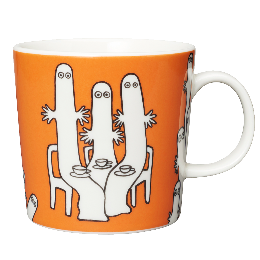 Moomin Arabia Mumin Mugg 30 Cl Hattifnattarna - Kaffekoppar Porslin Orange