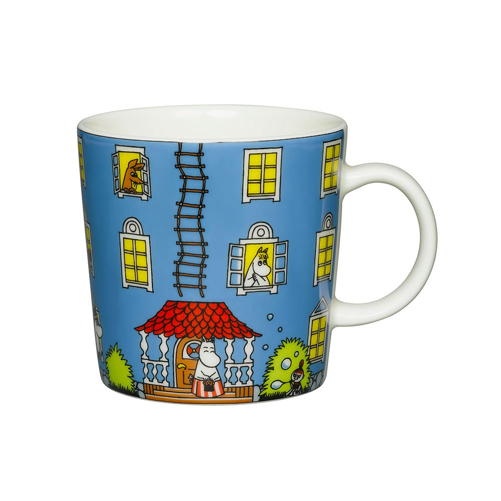 Moomin Arabia Mumin Mugg 30 Cl Muminhuset - Kaffekoppar Porslin Bl&aring;