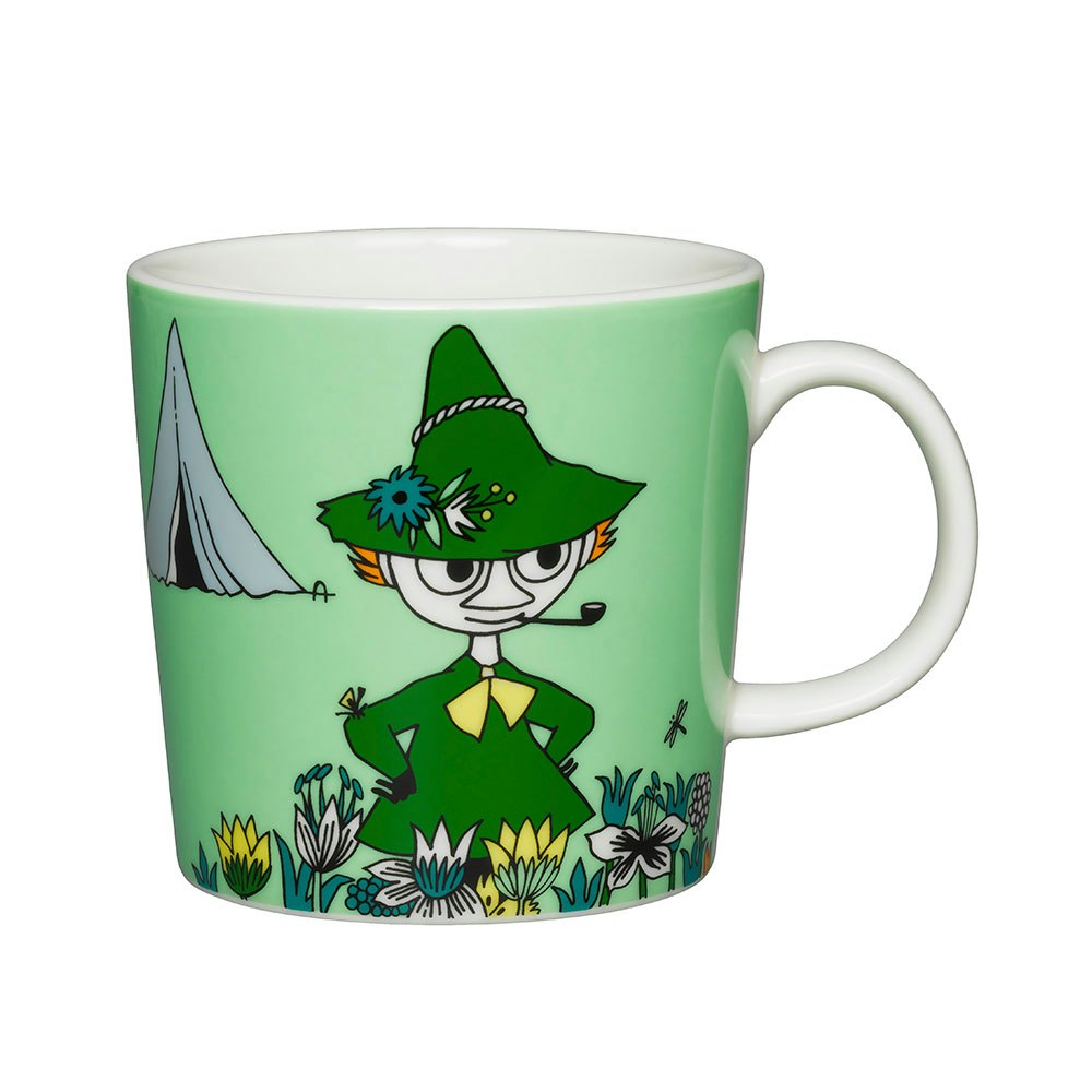 Moomin Arabia Mumin Mugg 30 Cl Snusmumriken - Kaffekoppar Porslin Gr&ouml;n