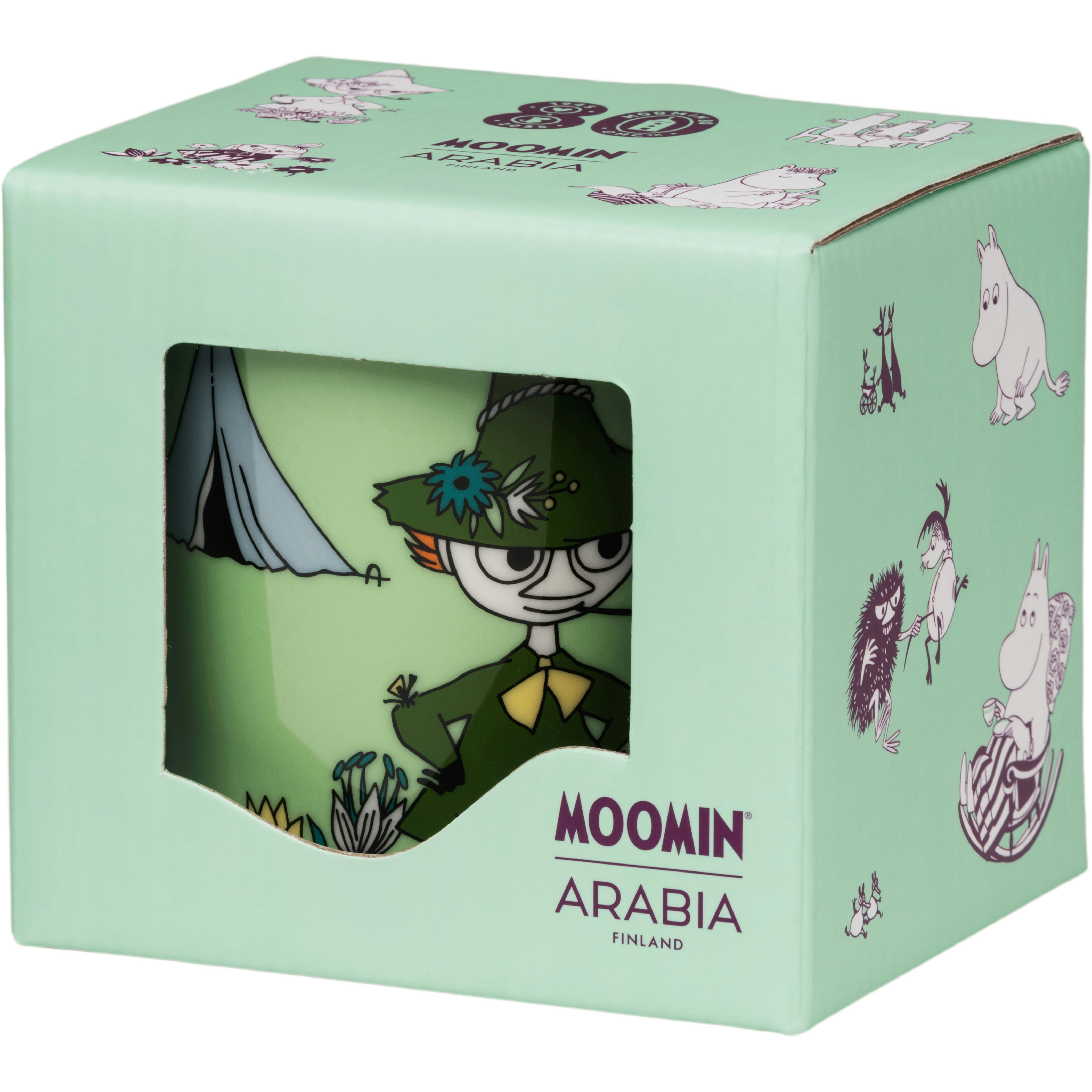 Moomin Arabia Mumin Mugg Snusmumriken 30 Cl - Muminmuggar Vitroporslin Gr&ouml;n