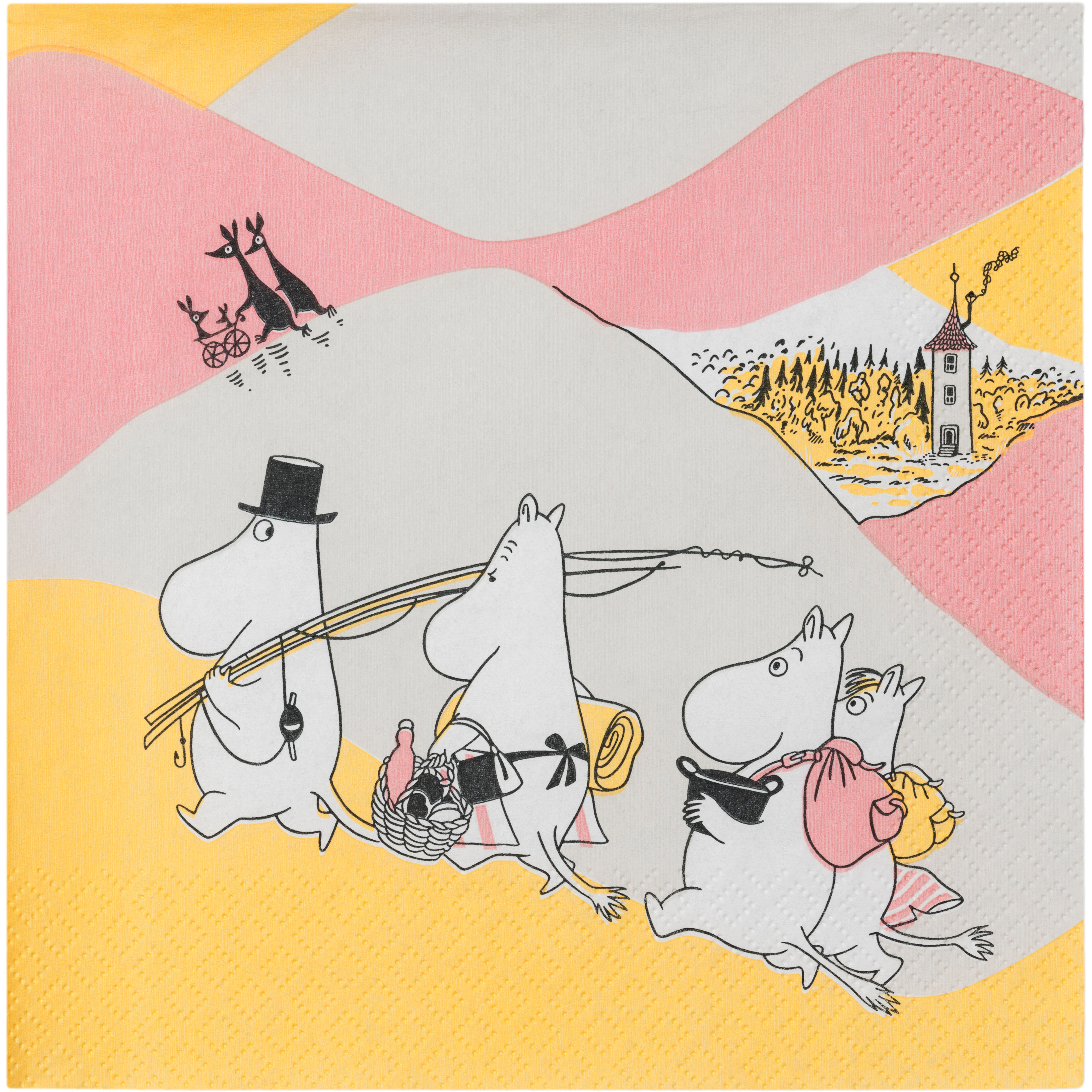 Moomin Arabia Mumin Servetter Familjemys 33 Cm - Servetter & Tillbehör Papper Multi