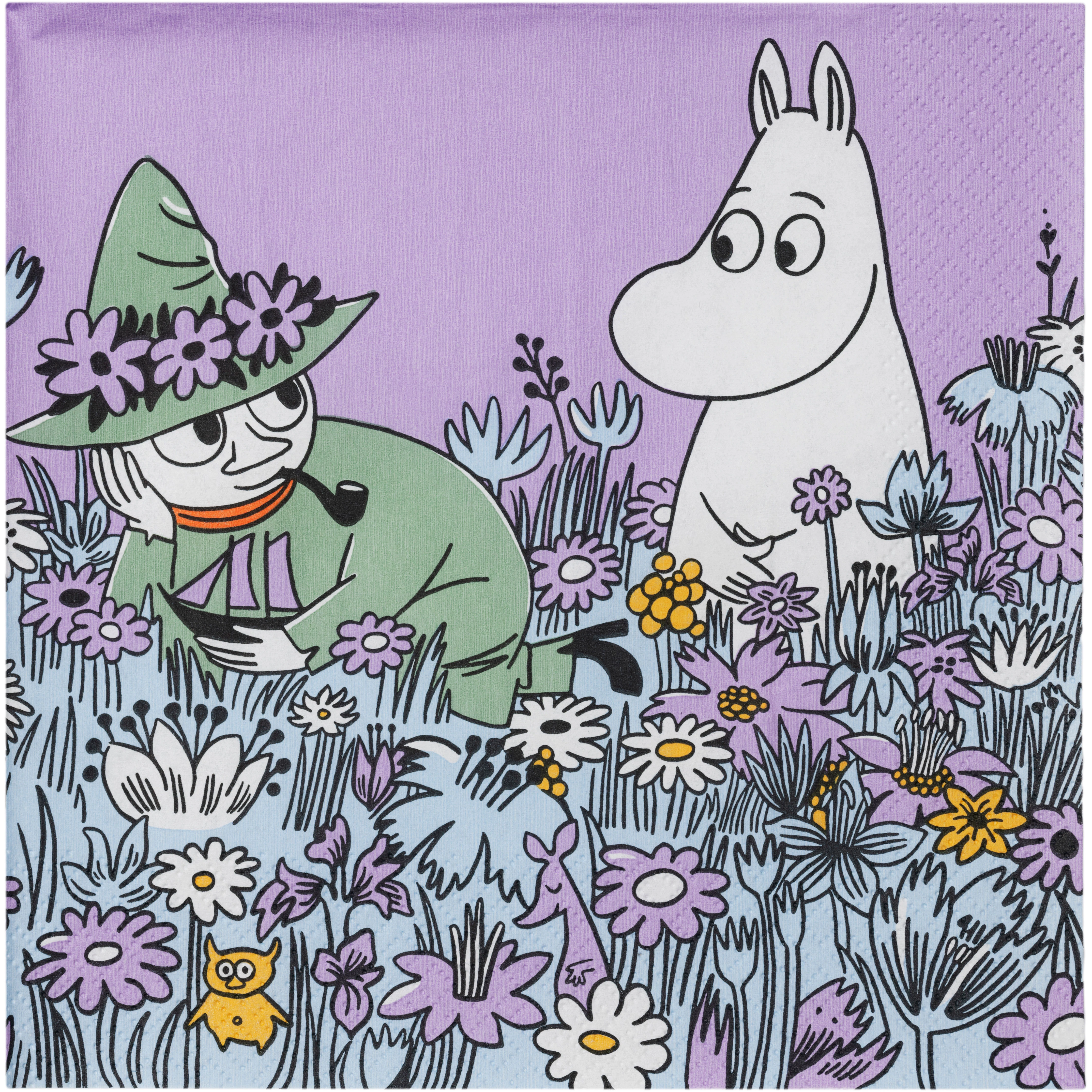Moomin Arabia Mumin Servetter Vänner För Alltid 33 Cm - Servetter & Tillbehör Papper Multi