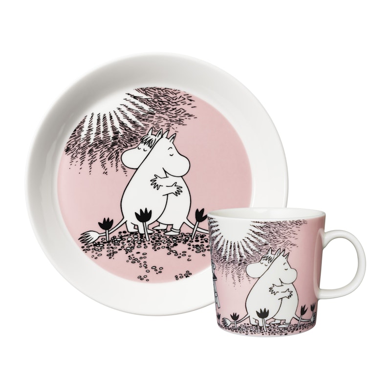 Moomin Set Tallrik / Mugg Kärlek 30