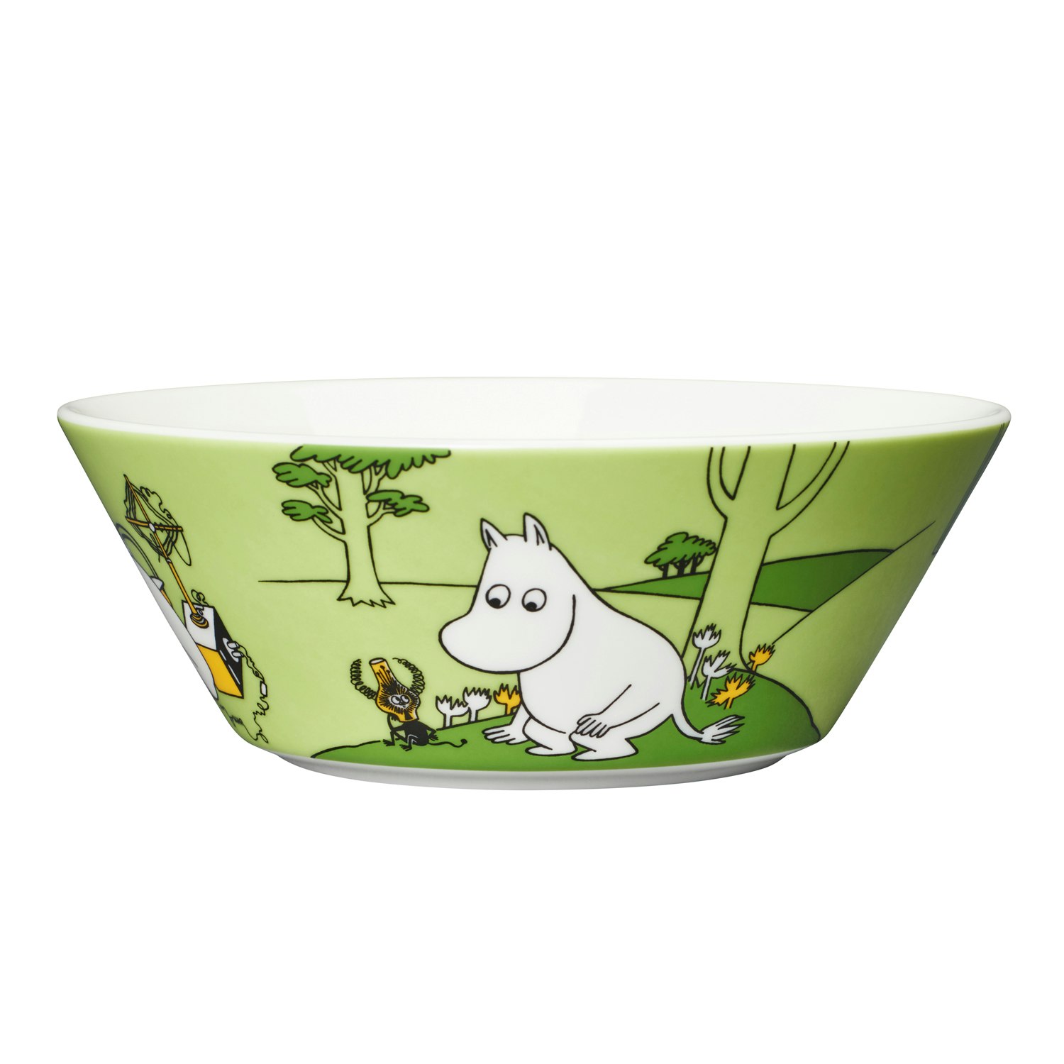Moomin Arabia Mumin Sk&aring;l &Oslash;15 Cm Mumintrollet Gr&auml;s - Serveringssk&aring;lar Porslin Gr&ouml;n
