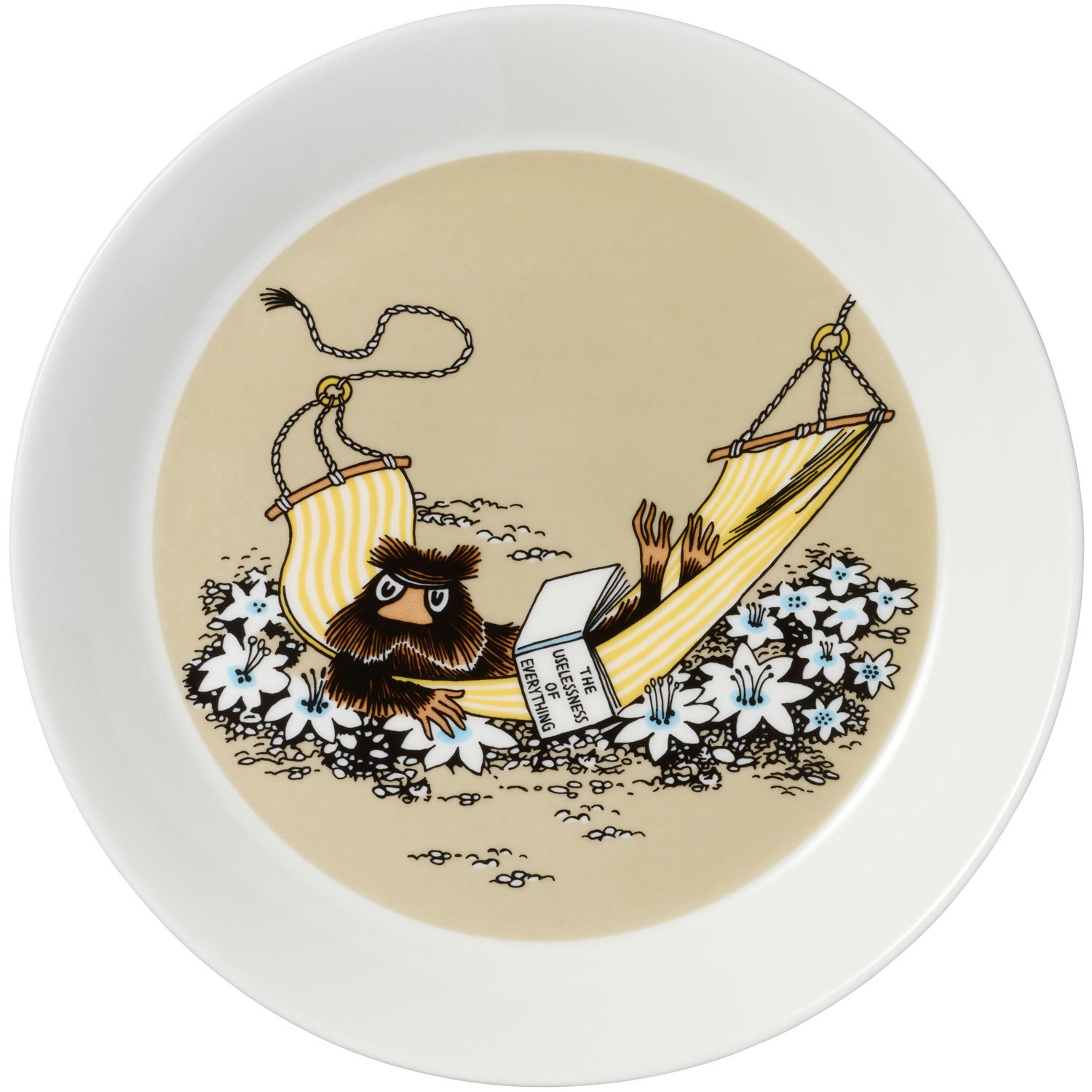 Moomin Arabia Mumin Tallrik 19 Cm Bisamr&aring;ttan - Assietter Porslin Beige