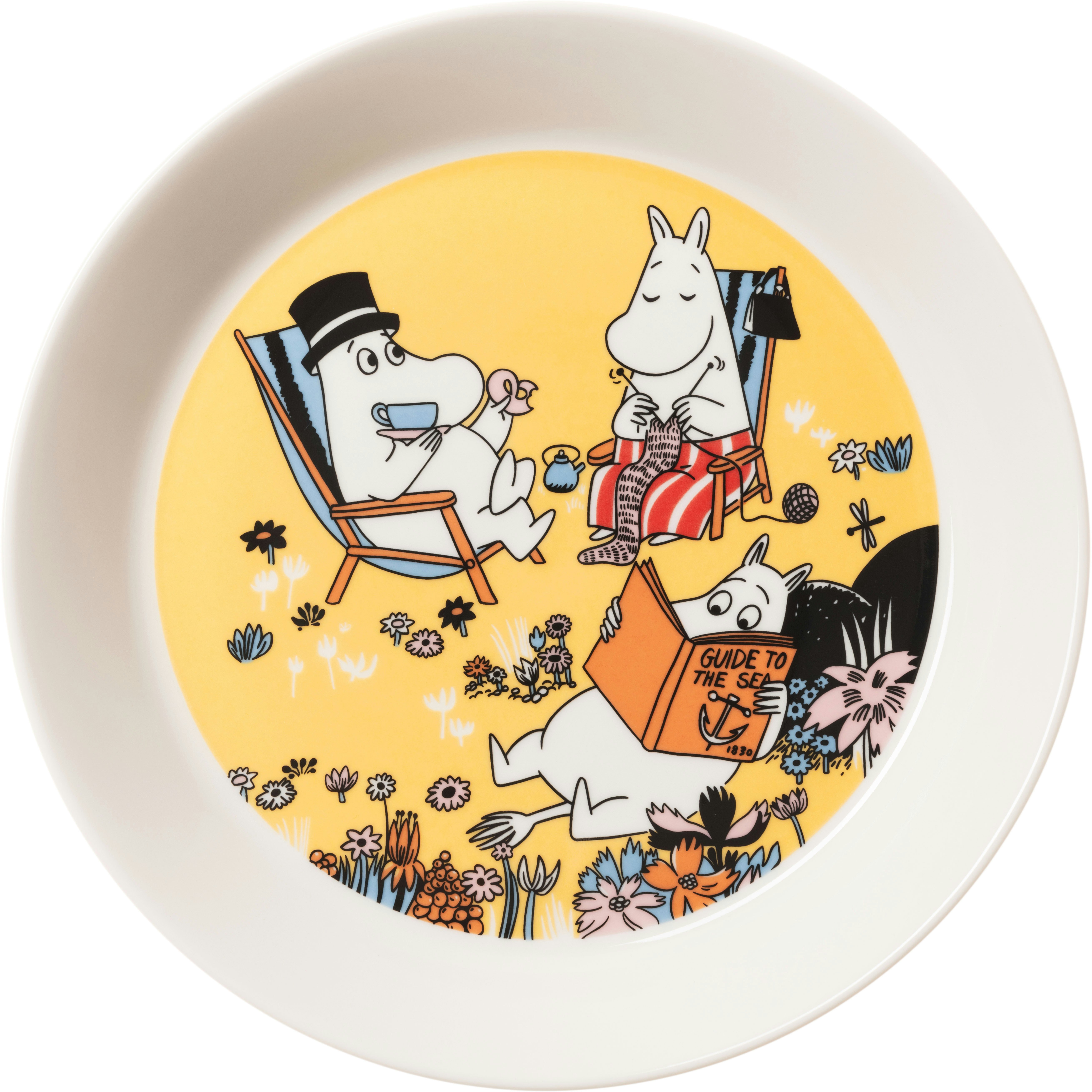 Moomin Arabia Mumin Tallrik Familjemys 19 Cm - Assietter Vitroporslin Multi