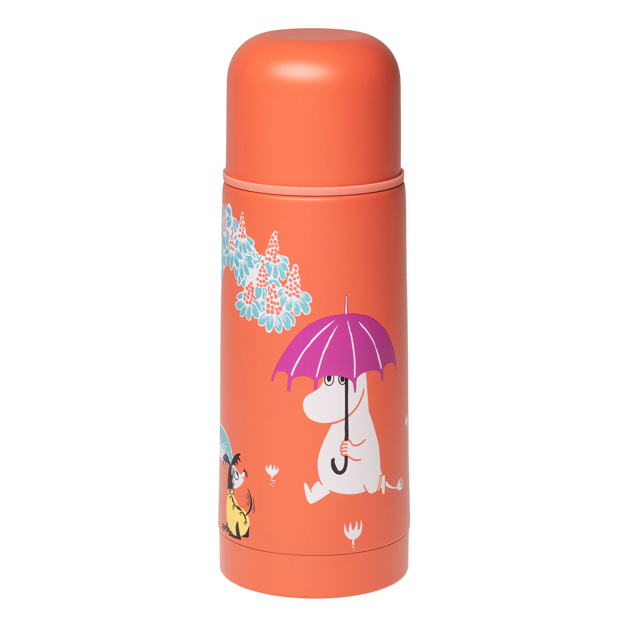 Moomin Arabia Moomin Termosflaska Under Paraplyet 35 Cl - Termosar Rostfritt Stål Korall