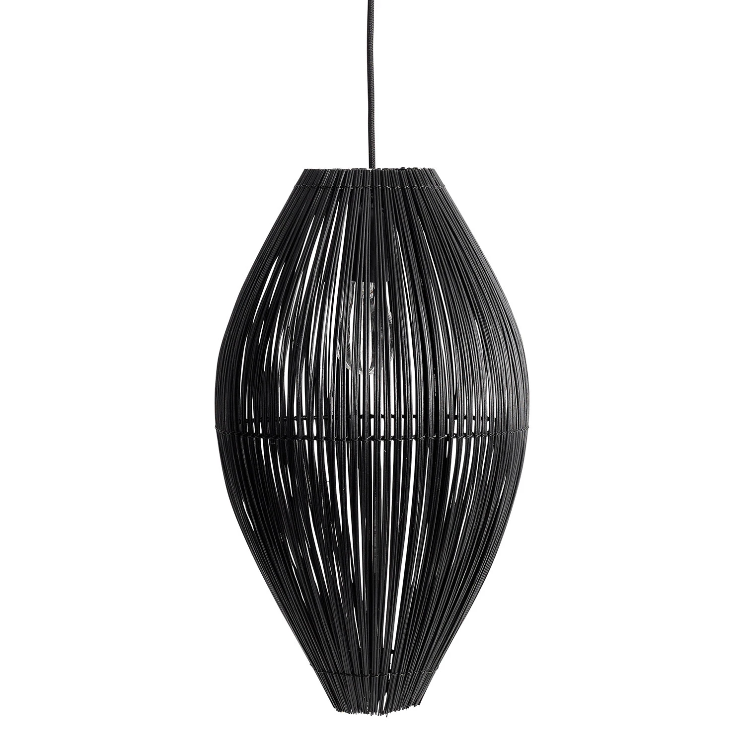 Muubs Fishtrap Taklampa 28x45 Cm - Pendellampor Bambu Svart