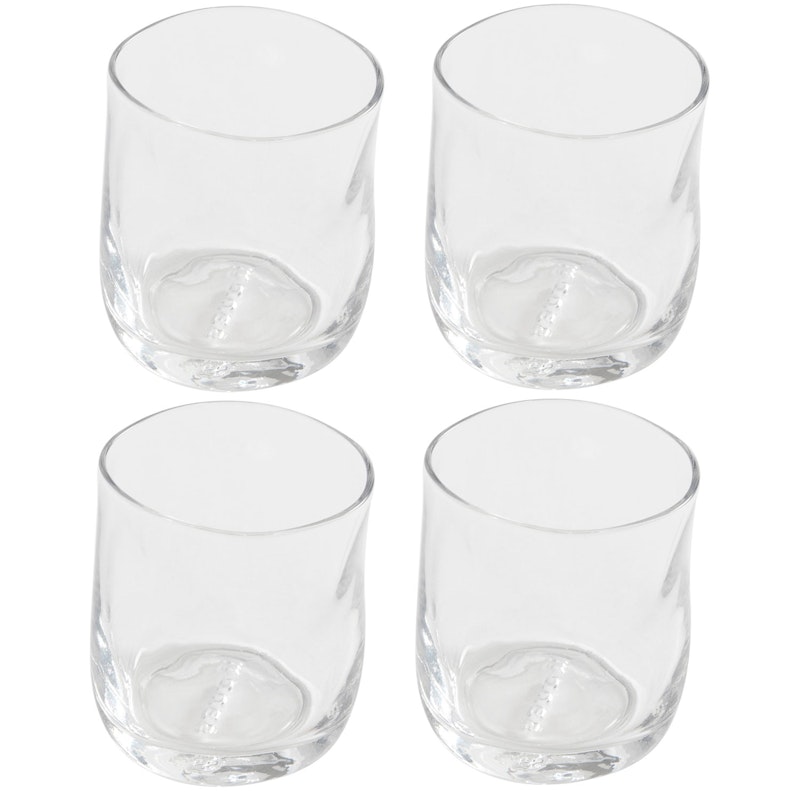 Furo Dricksglas Klar 4-pack, H9 cm