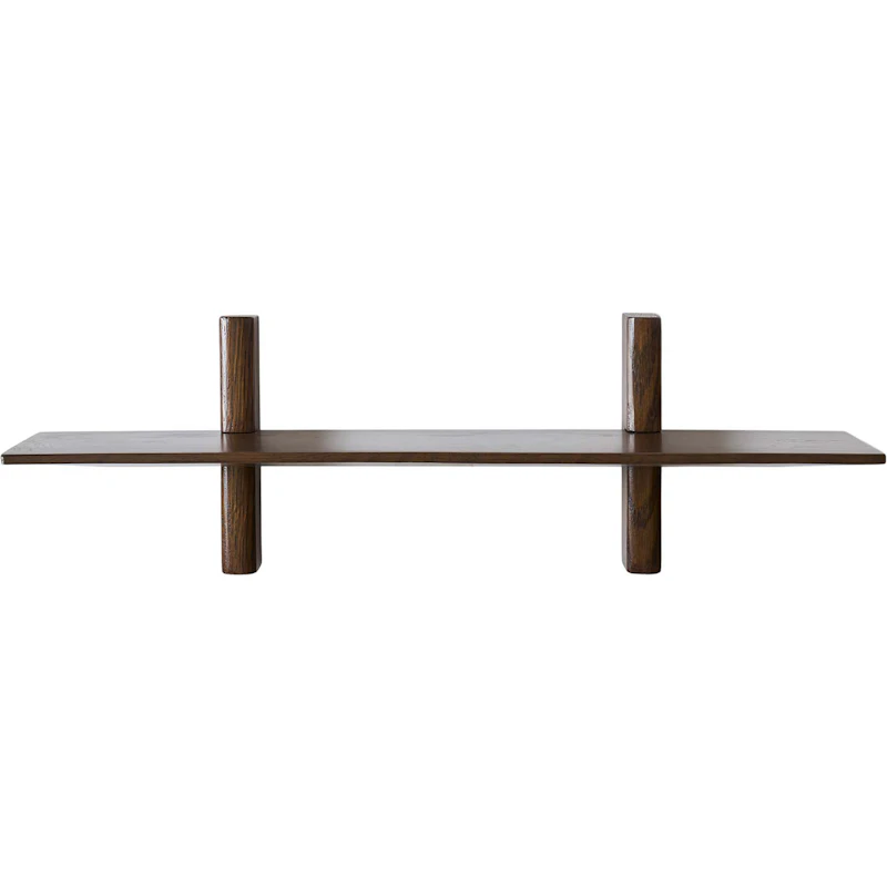 Noir Hylla Enkel 50 cm, Mörkbetsad