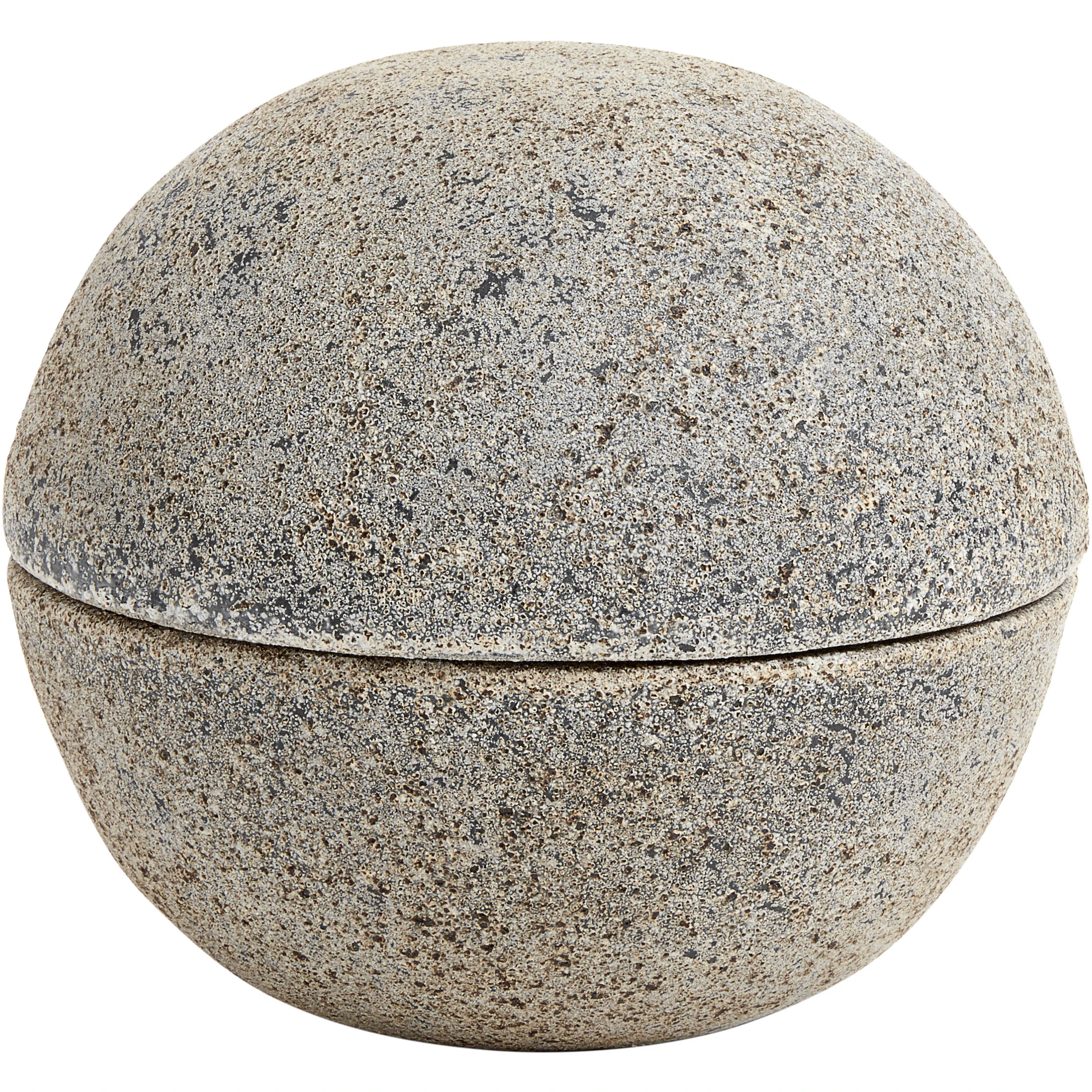 Muubs Stain Bonbonniere 15x13 Cm - Dekorativa Accessoarer Terrakotta Gr&aring;brun