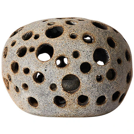 Muubs Tsuki Lanterne H13,5 - Ljuslyktor Terrakotta Gr&aring;